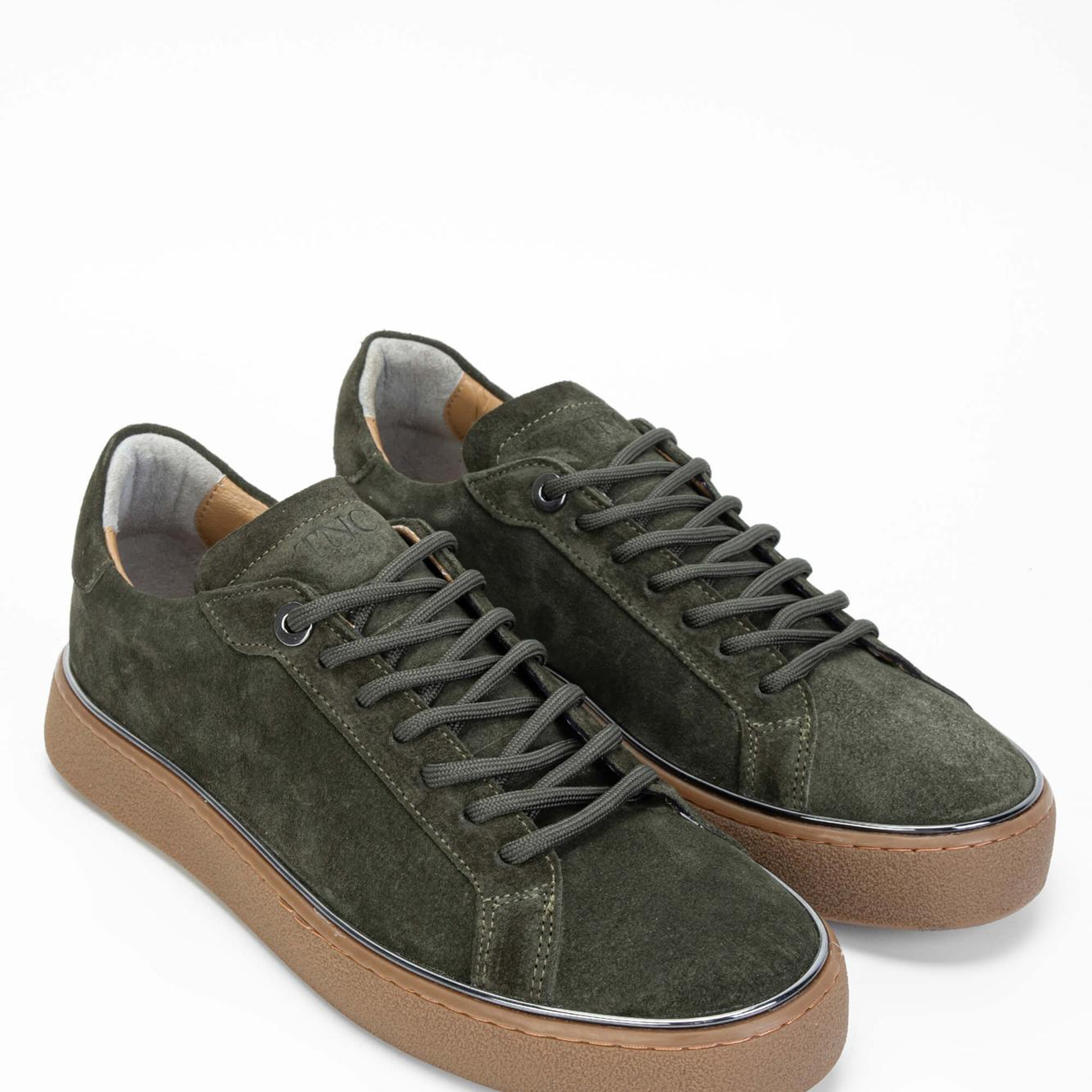 Tamer Tanca Erkek Hakiki Deri Haki Süet Sneakers & Spor Ayakkabı