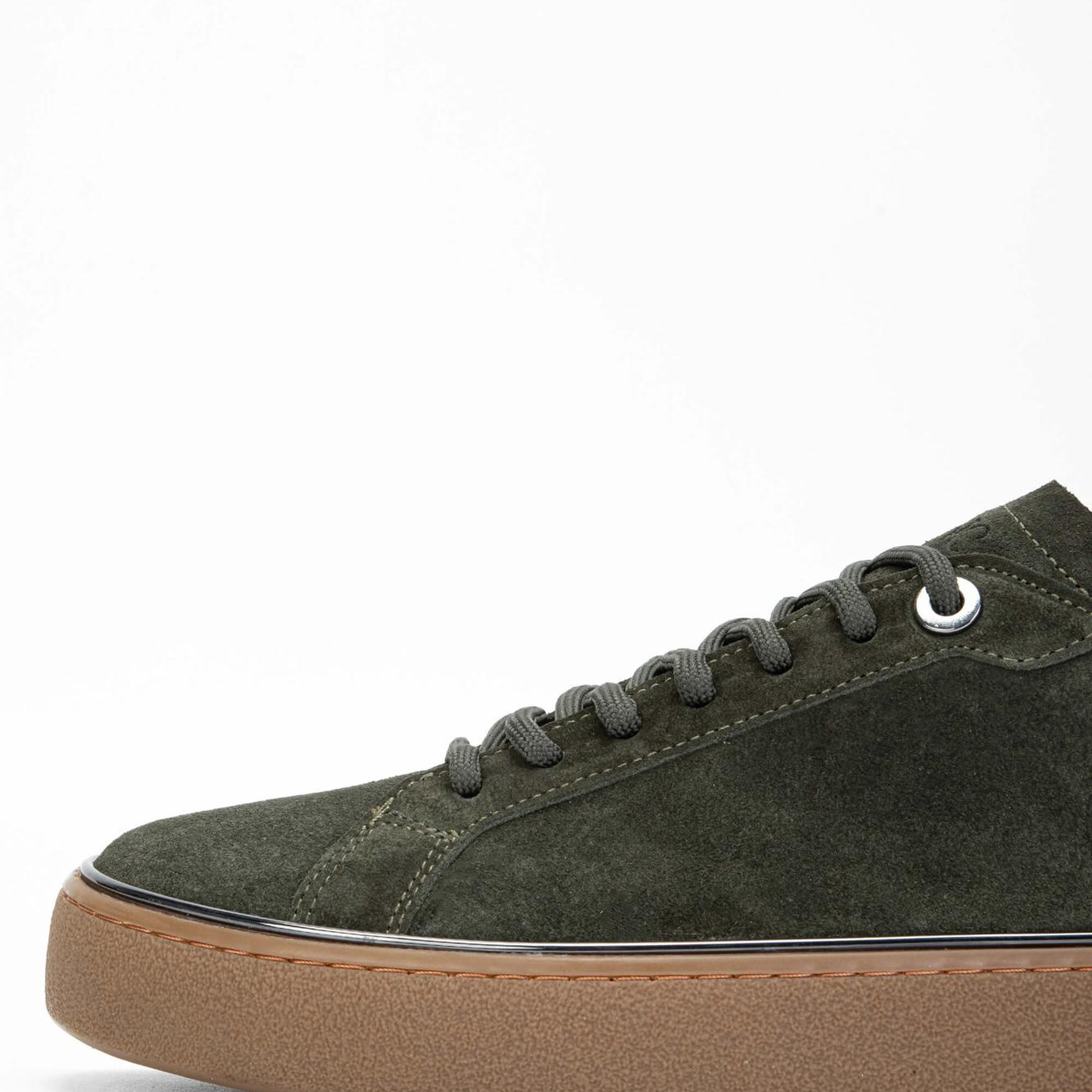 Tamer Tanca Erkek Hakiki Deri Haki Süet Sneakers & Spor Ayakkabı