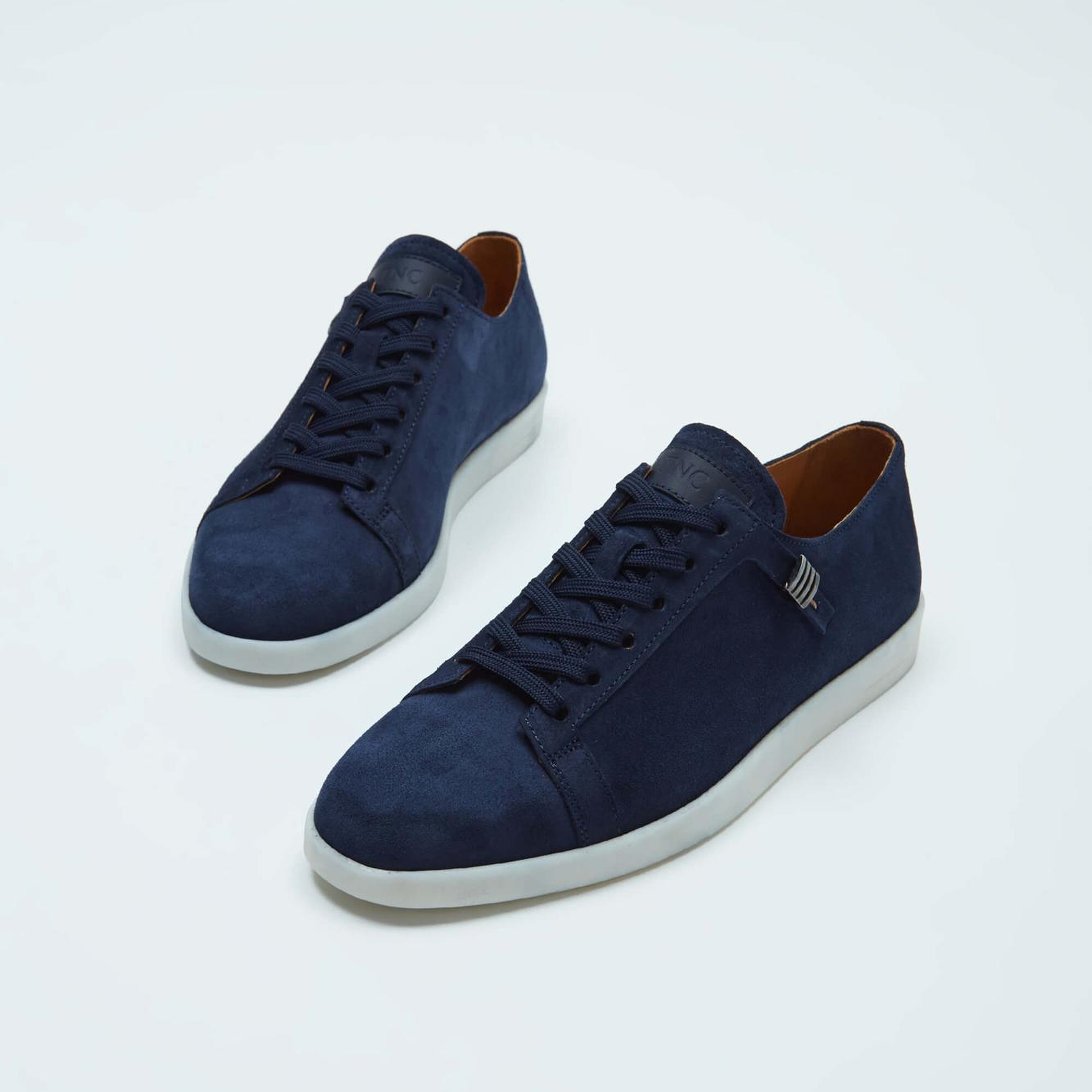 Tamer Tanca Erkek Hakiki Deri Lacivert Süet Sneakers & Spor Ayakkabı