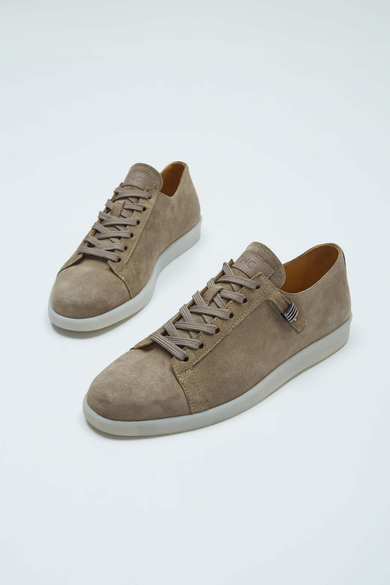 Tamer Tanca Erkek Hakiki Deri Vizon Sneakers & Spor Ayakkabı