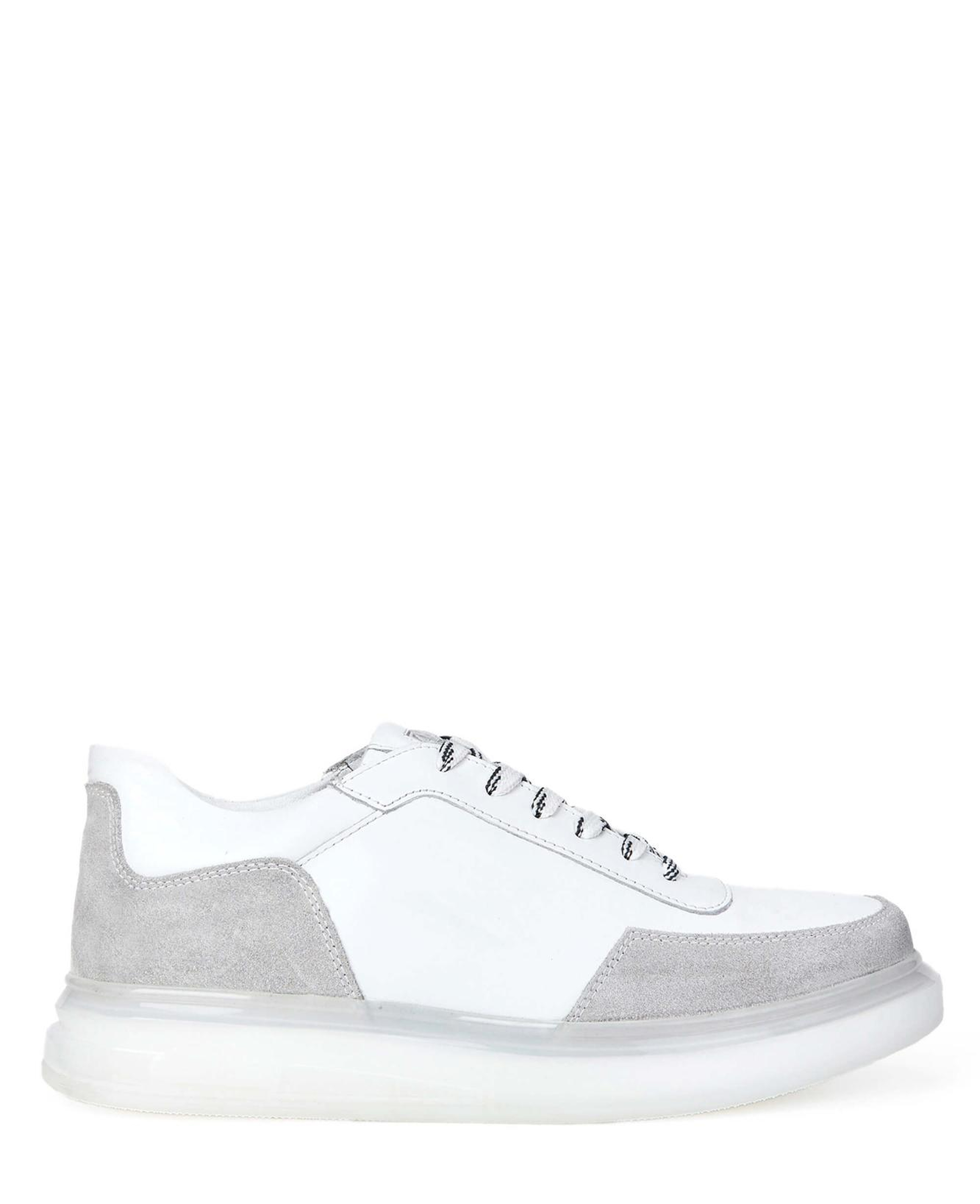 Tamer Tanca Erkek Hakiki Deri Beyaz Sneakers & Spor Ayakkabı