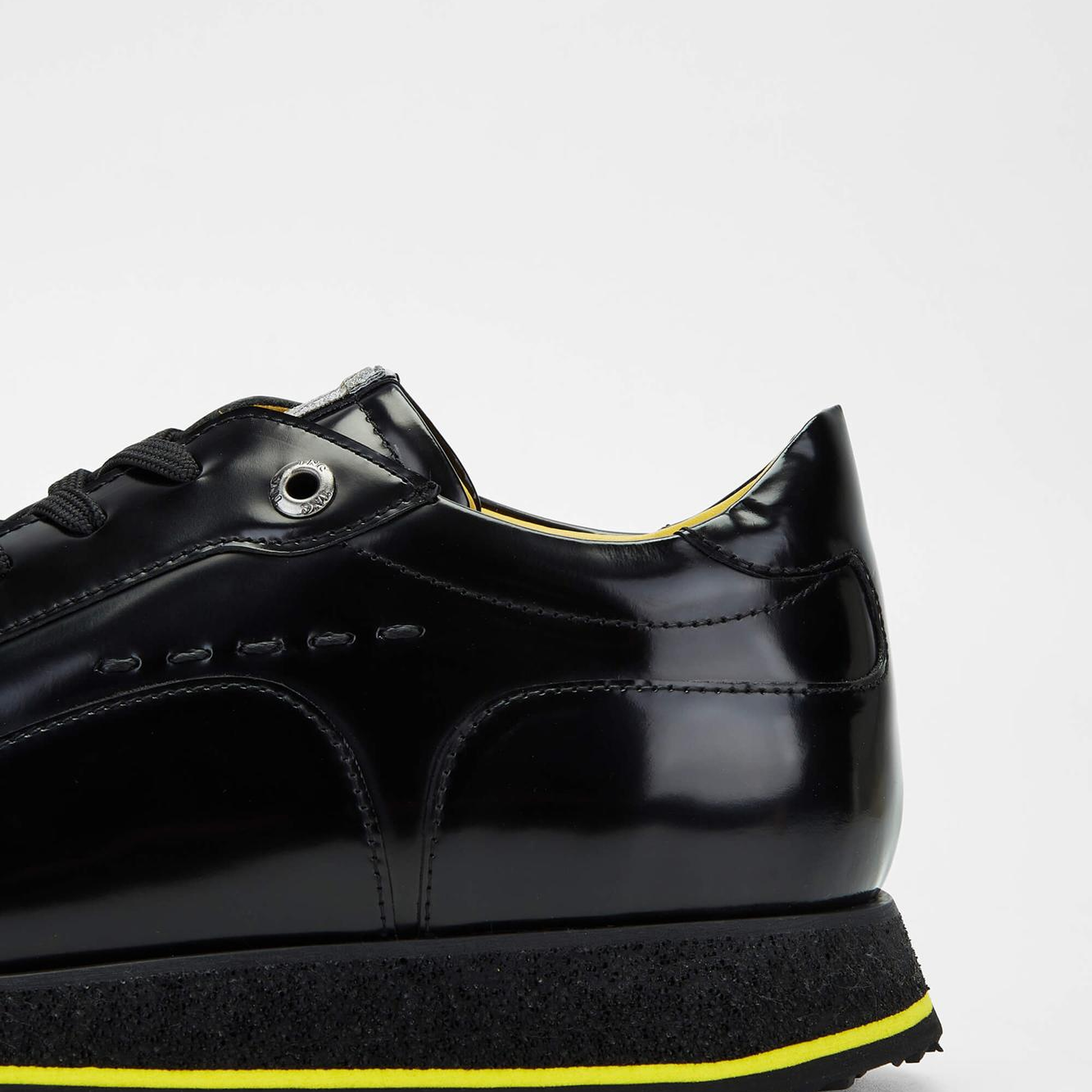 Tamer Tanca Erkek Hakiki Deri Siyah Açma Sneakers & Spor Ayakkabı