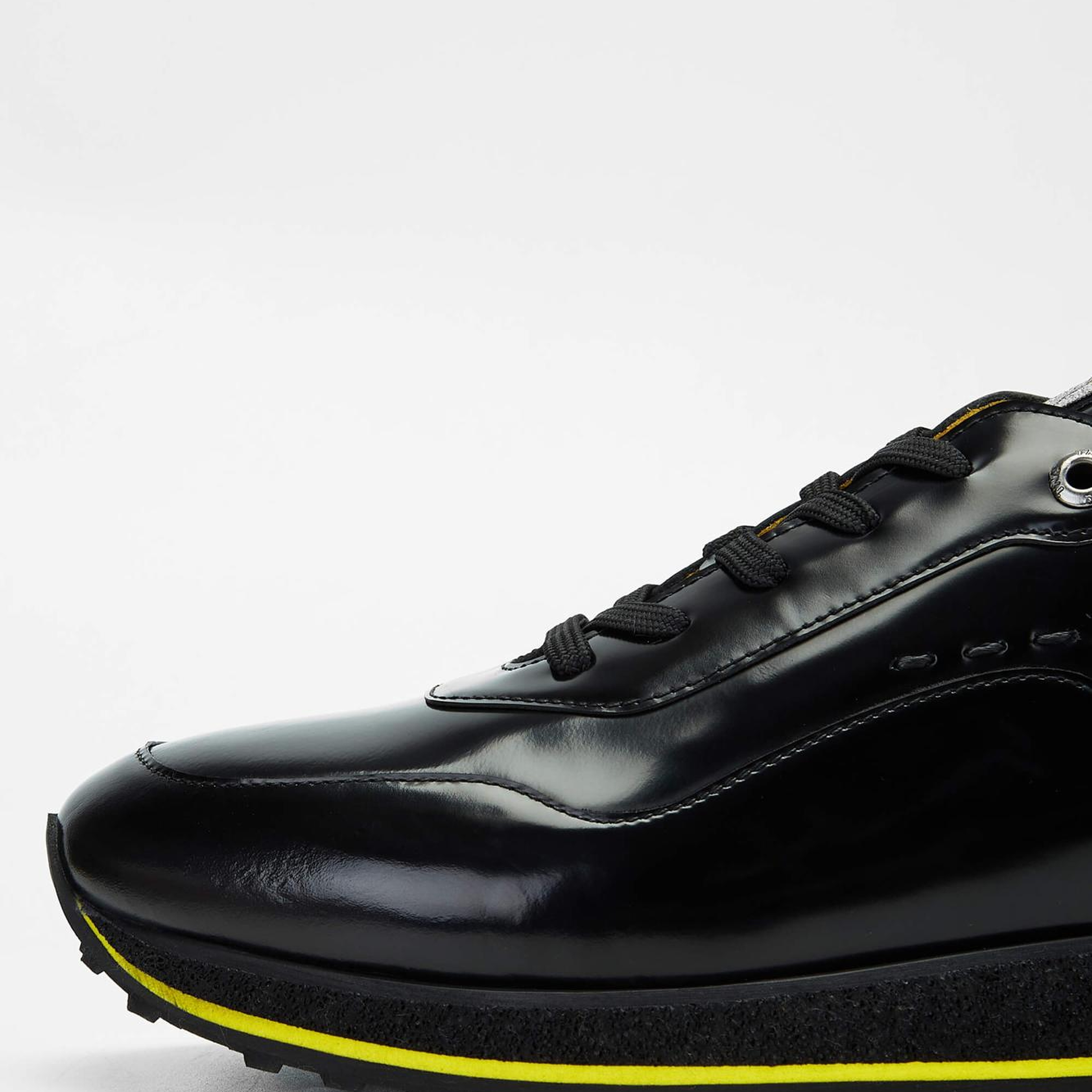 Tamer Tanca Erkek Hakiki Deri Siyah Açma Sneakers & Spor Ayakkabı