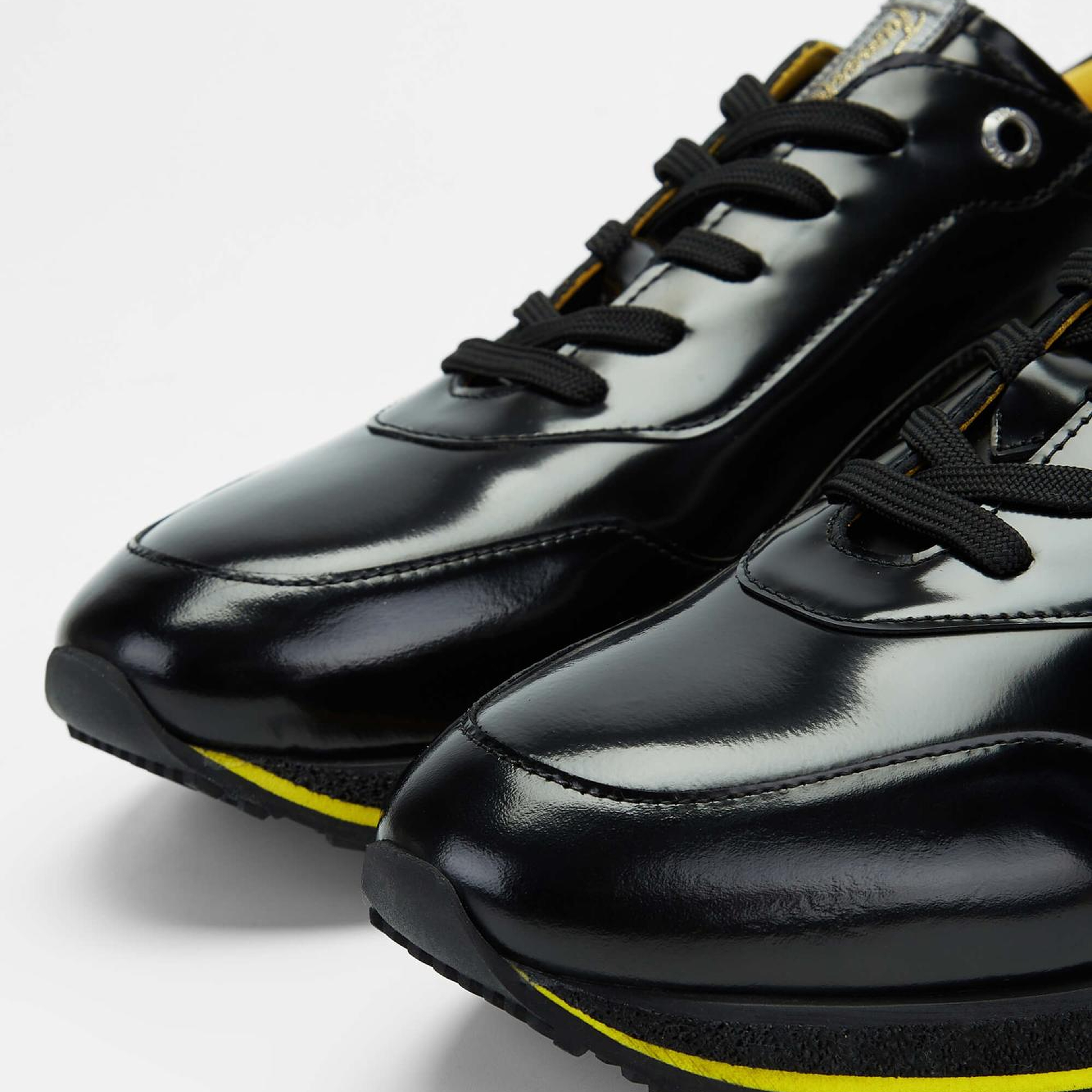 Tamer Tanca Erkek Hakiki Deri Siyah Açma Sneakers & Spor Ayakkabı