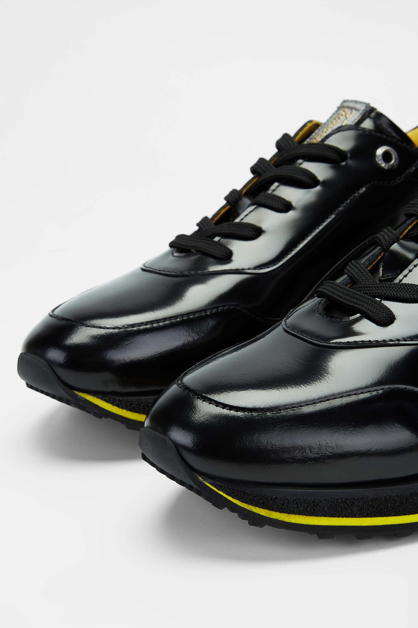 Tamer Tanca Erkek Hakiki Deri Siyah Açma Sneakers & Spor Ayakkabı