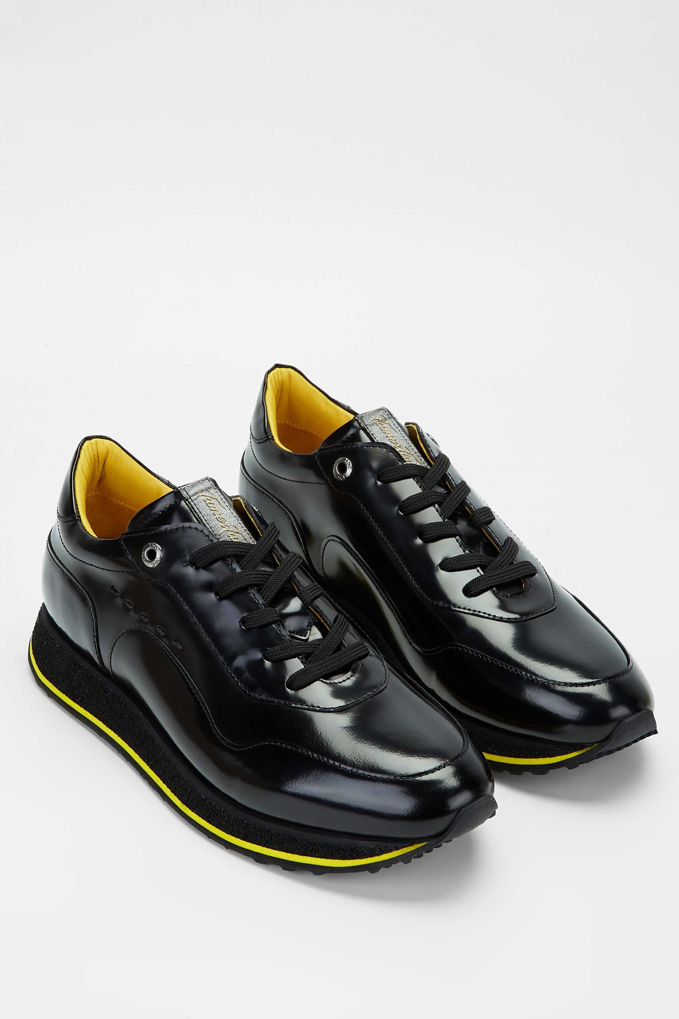 Tamer Tanca Erkek Hakiki Deri Siyah Açma Sneakers & Spor Ayakkabı