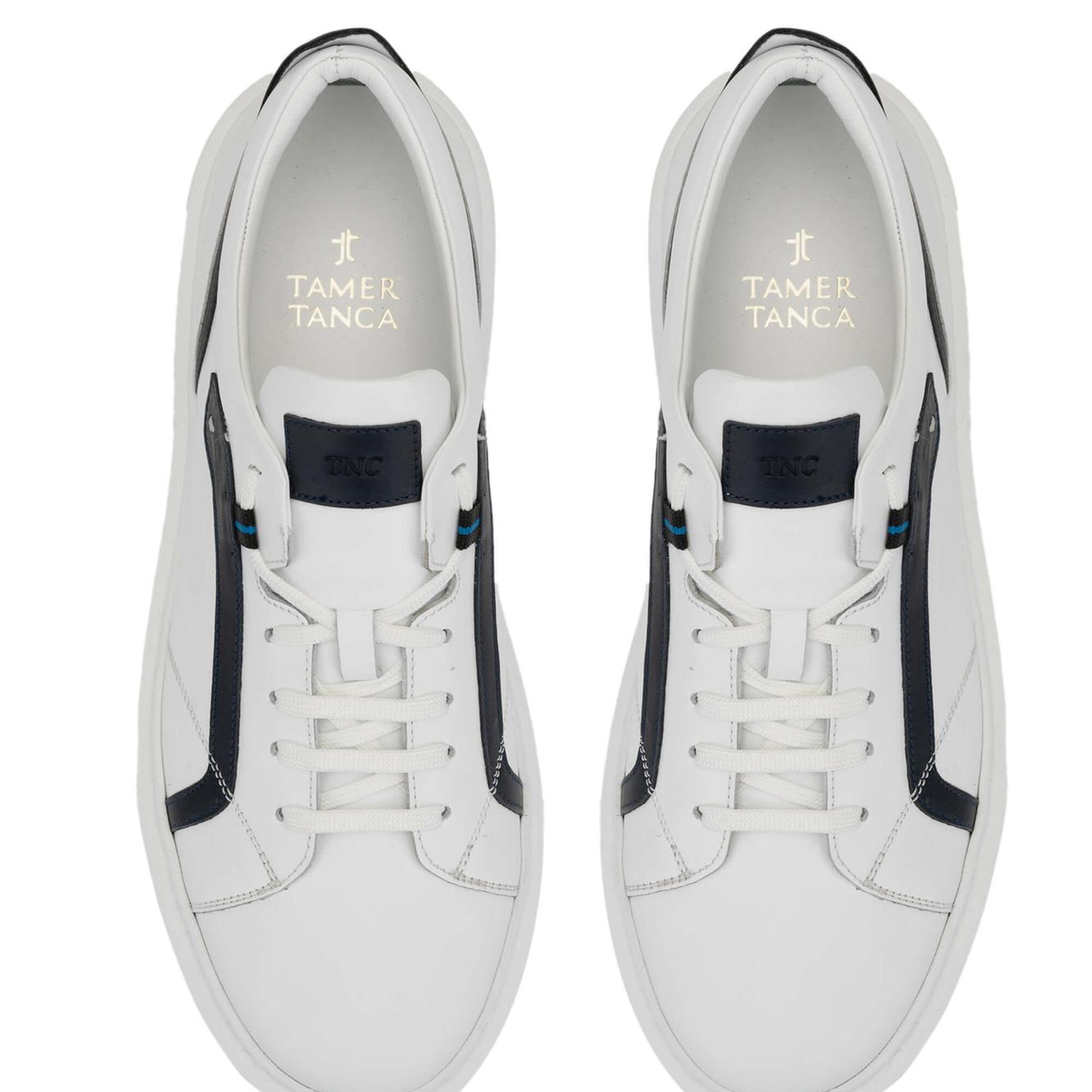 Tamer Tanca Erkek Hakiki Deri Beyaz Sneakers & Spor Ayakkabı