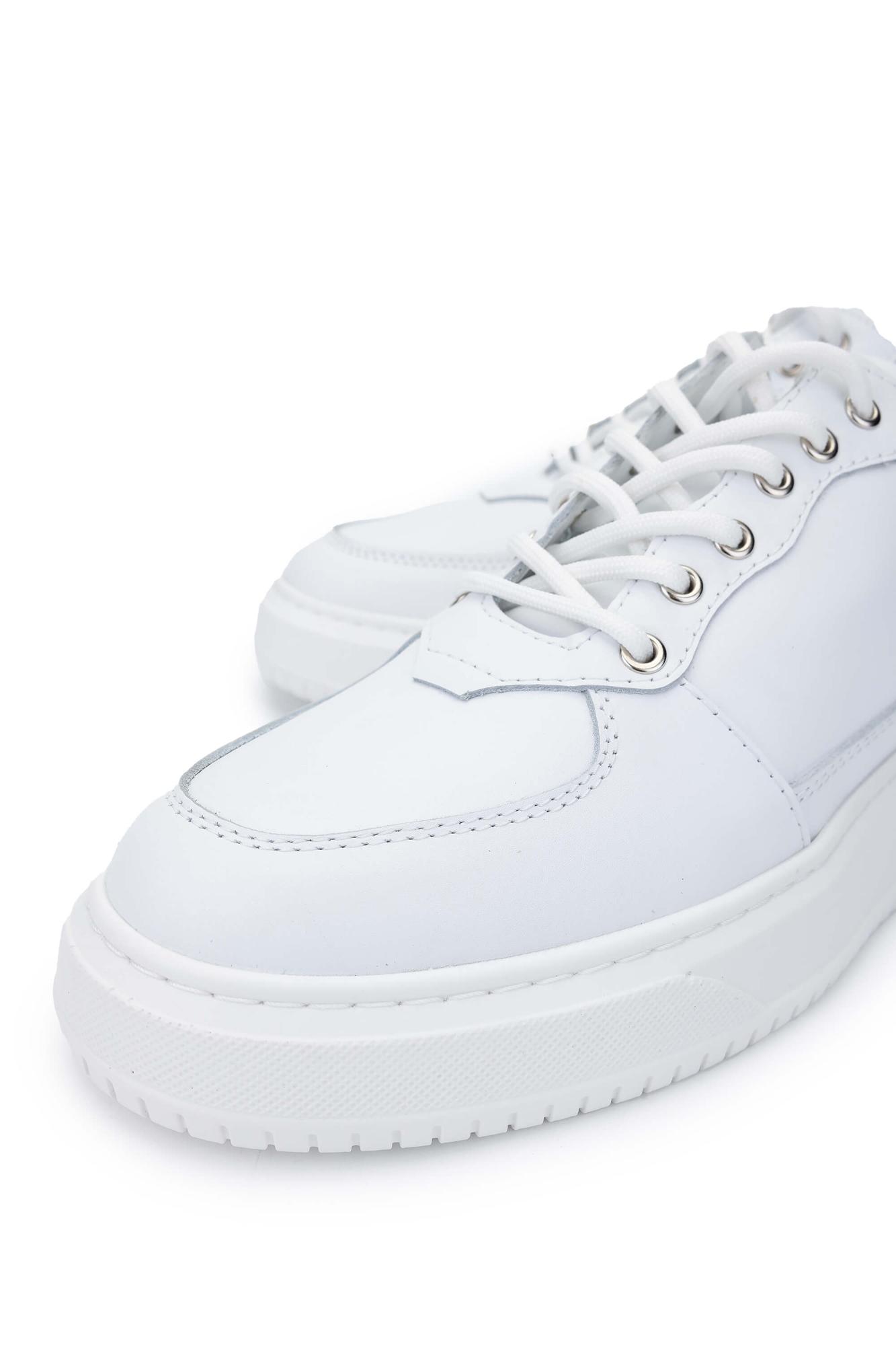 Tamer Tanca Erkek Hakiki Deri Beyaz Sneakers & Spor Ayakkabı