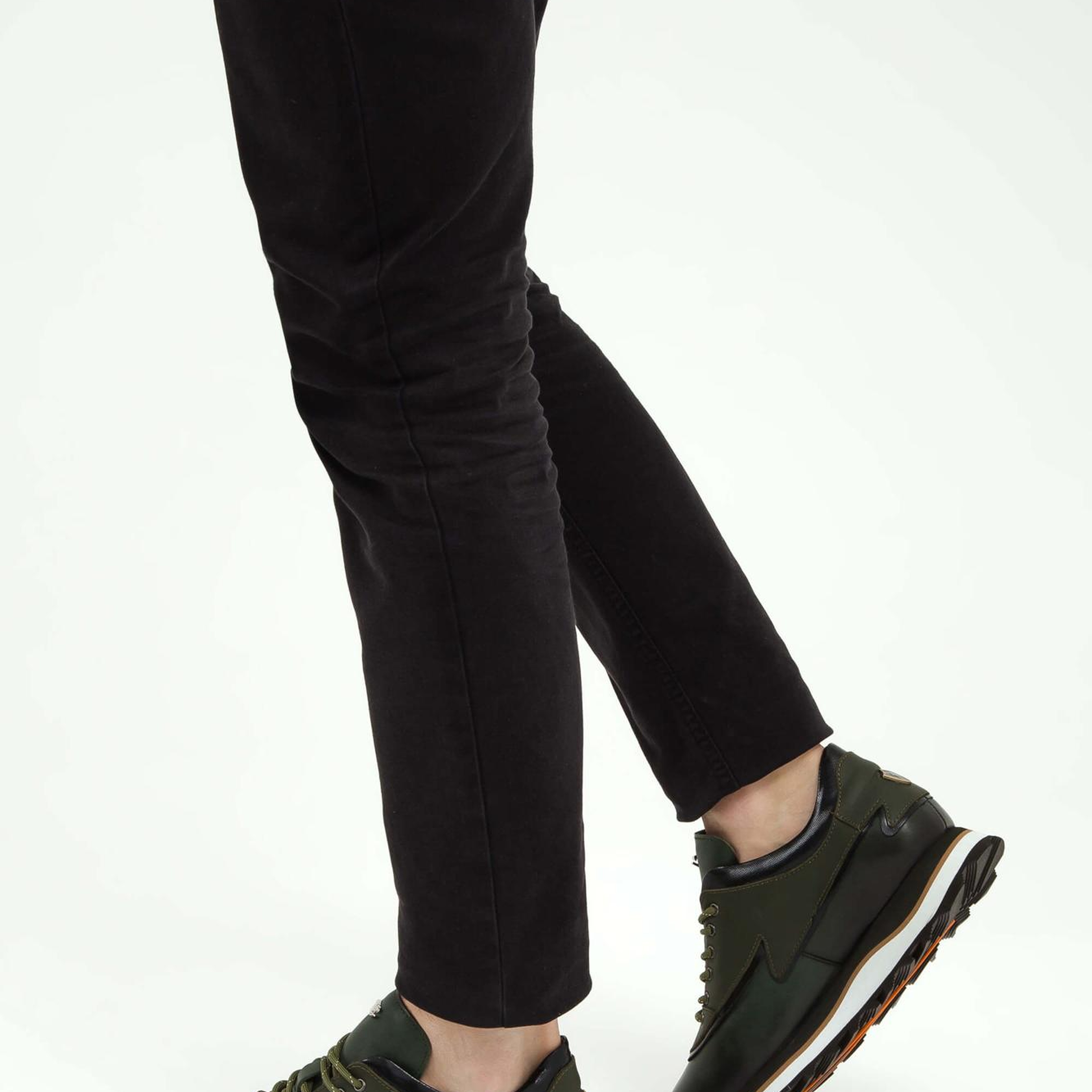 Tamer Tanca Erkek Hakiki Deri Haki Sneakers & Spor Ayakkabı