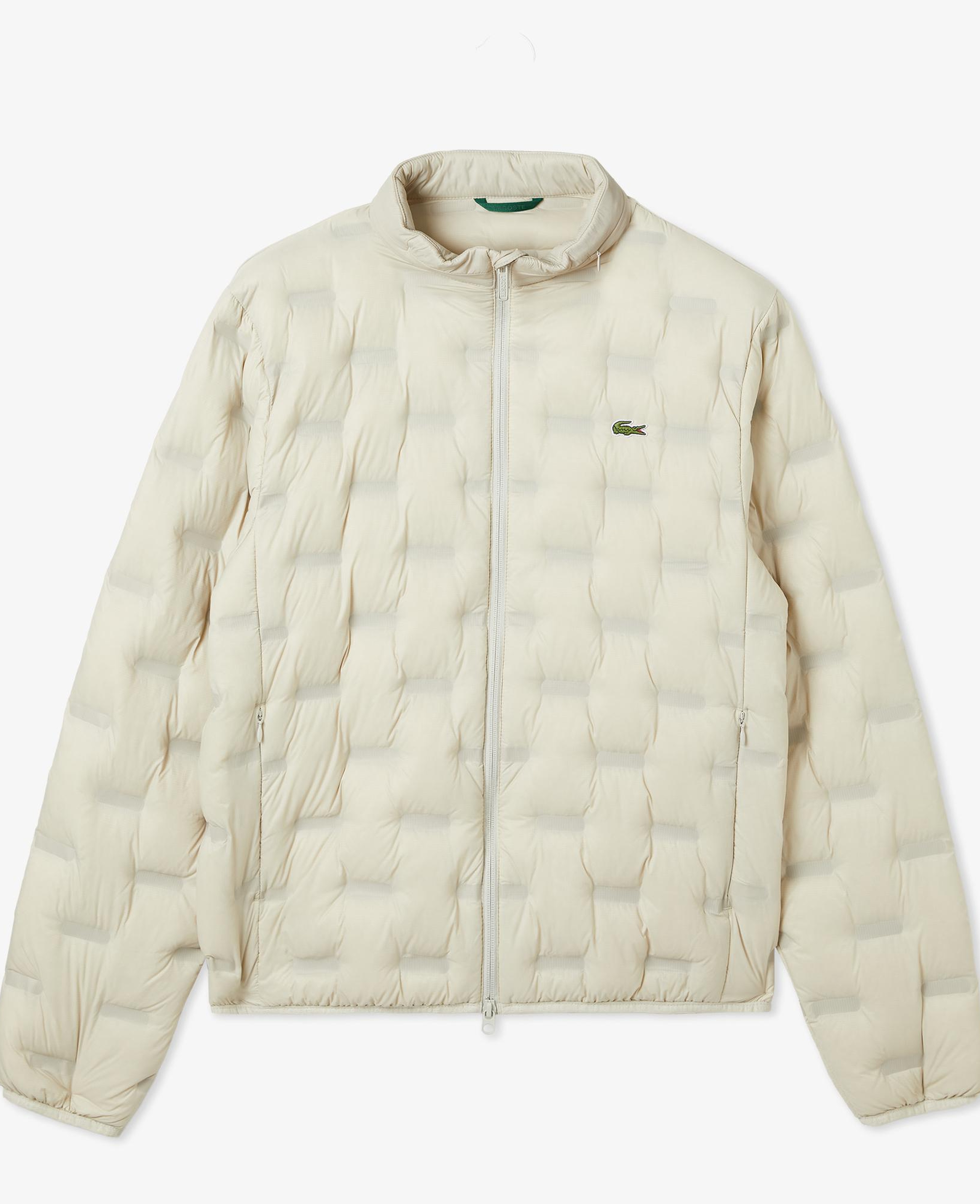 Lacoste Erkek Dik Yaka Kapitone Açık Gri Mont