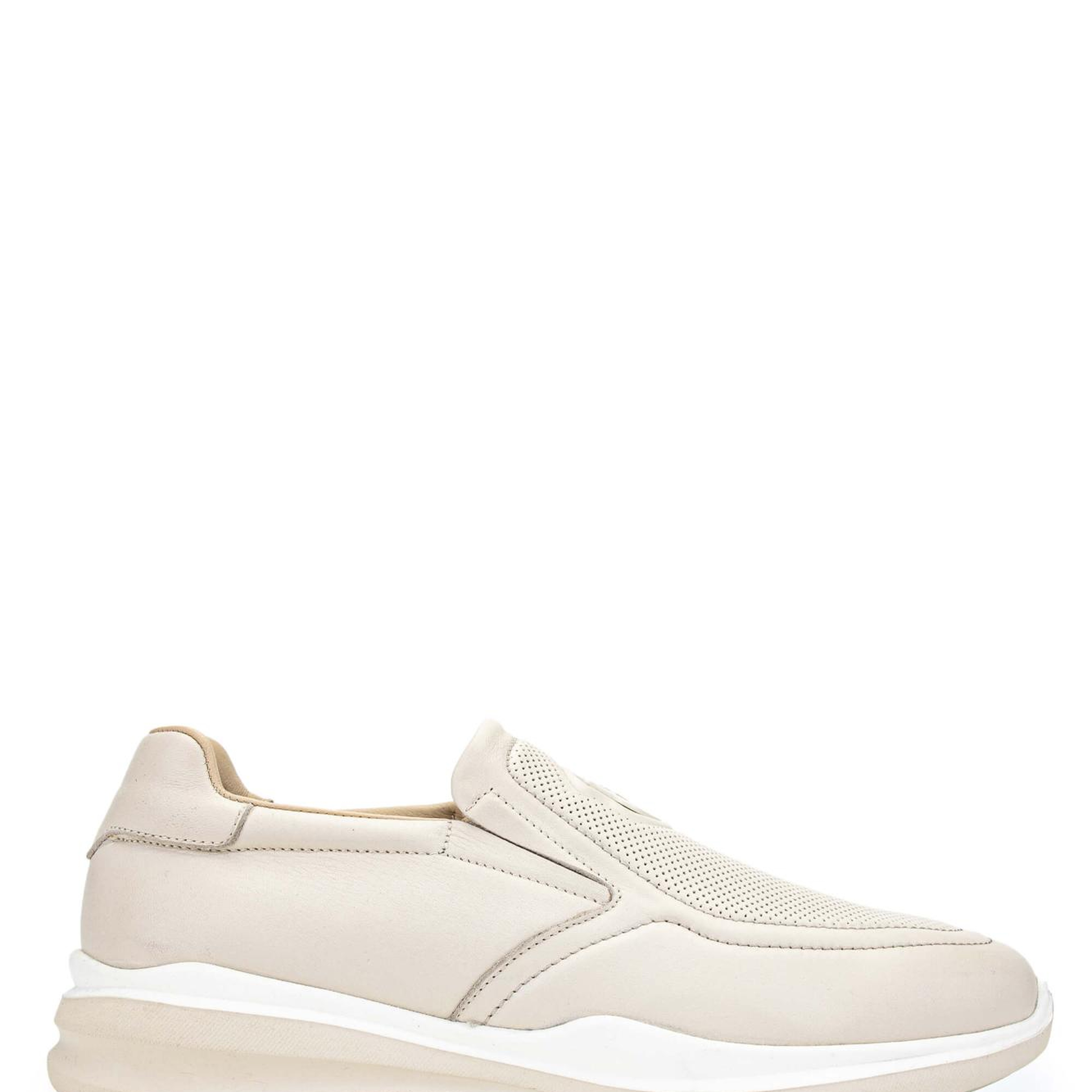Tamer Tanca Erkek Hakiki Deri Bej Sneakers & Spor Ayakkabı