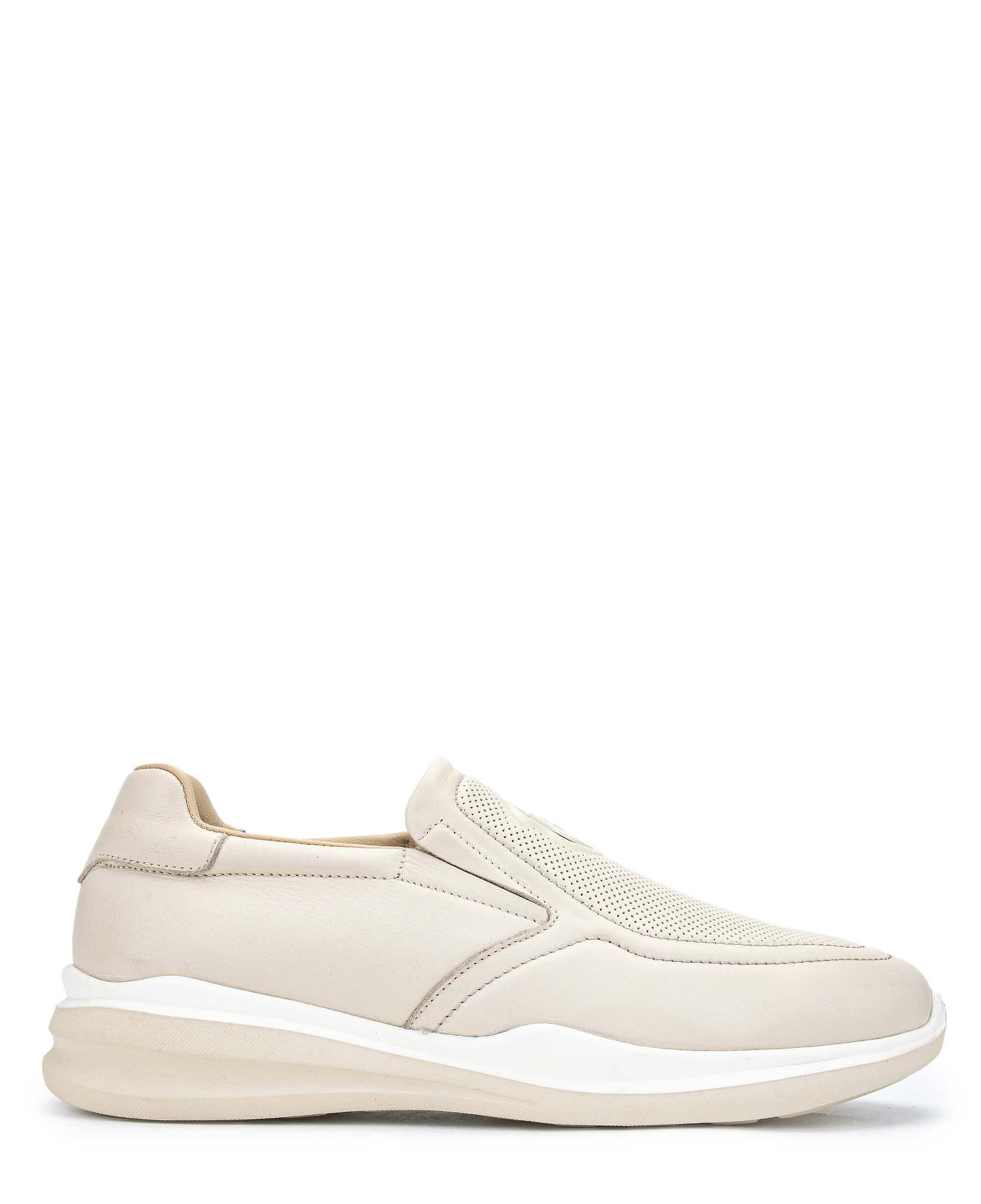 Tamer Tanca Erkek Hakiki Deri Bej Sneakers & Spor Ayakkabı