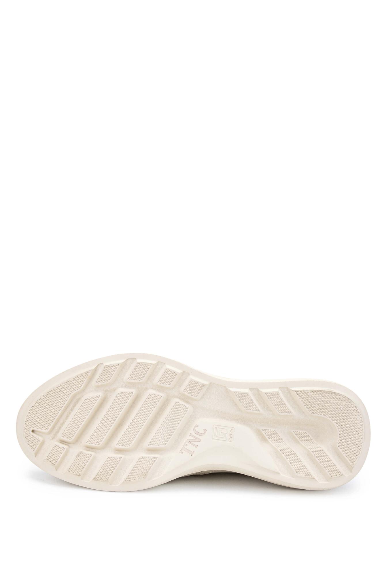 Tamer Tanca Erkek Hakiki Deri Bej Sneakers & Spor Ayakkabı