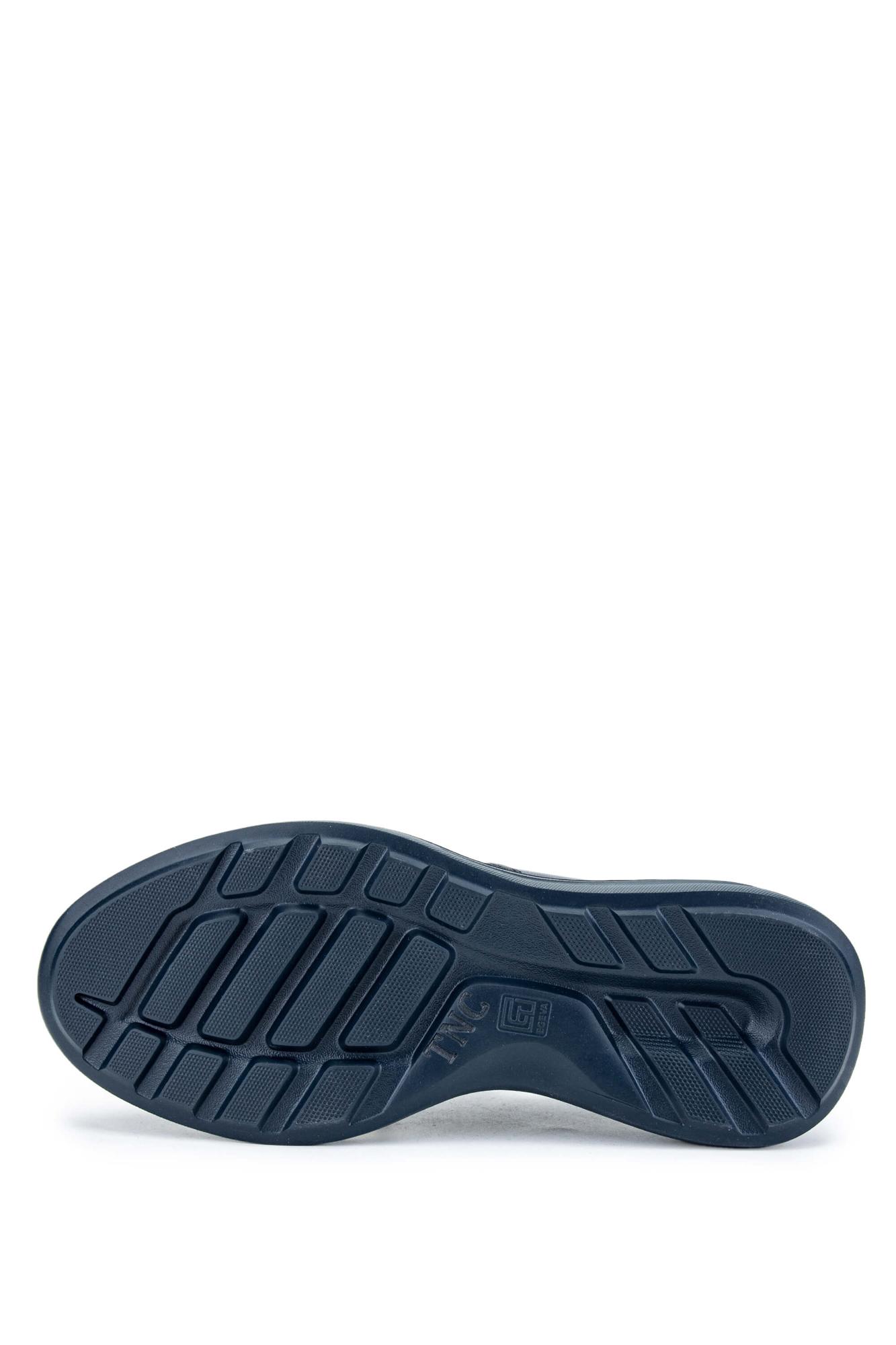 Tamer Tanca Erkek Hakiki Deri Lacivert Sneakers & Spor Ayakkabı