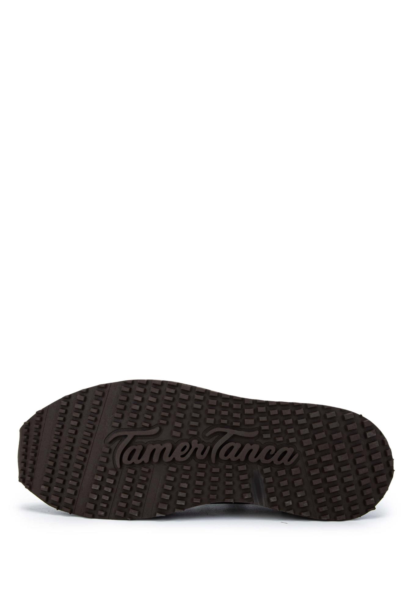 Tamer Tanca Erkek Hakiki Deri Kahverengi Sneakers & Spor Ayakkabı