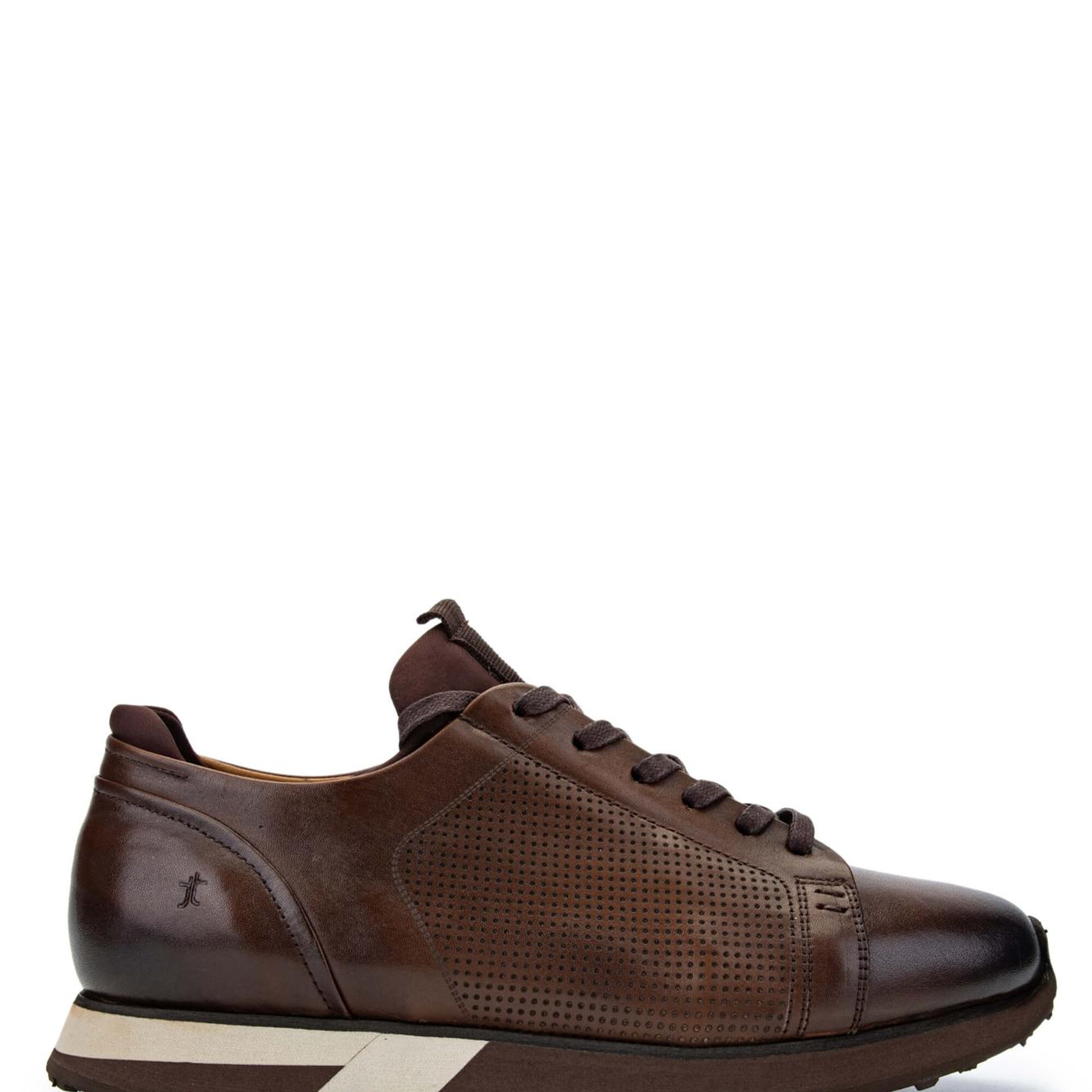 Tamer Tanca Erkek Hakiki Deri Kahverengi Sneakers & Spor Ayakkabı