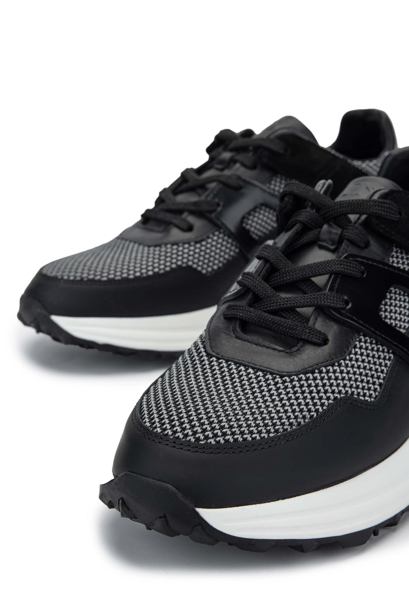 Tamer Tanca Erkek Hakiki Deri/Tekstil Siyah Sneakers & Spor Ayakkabı