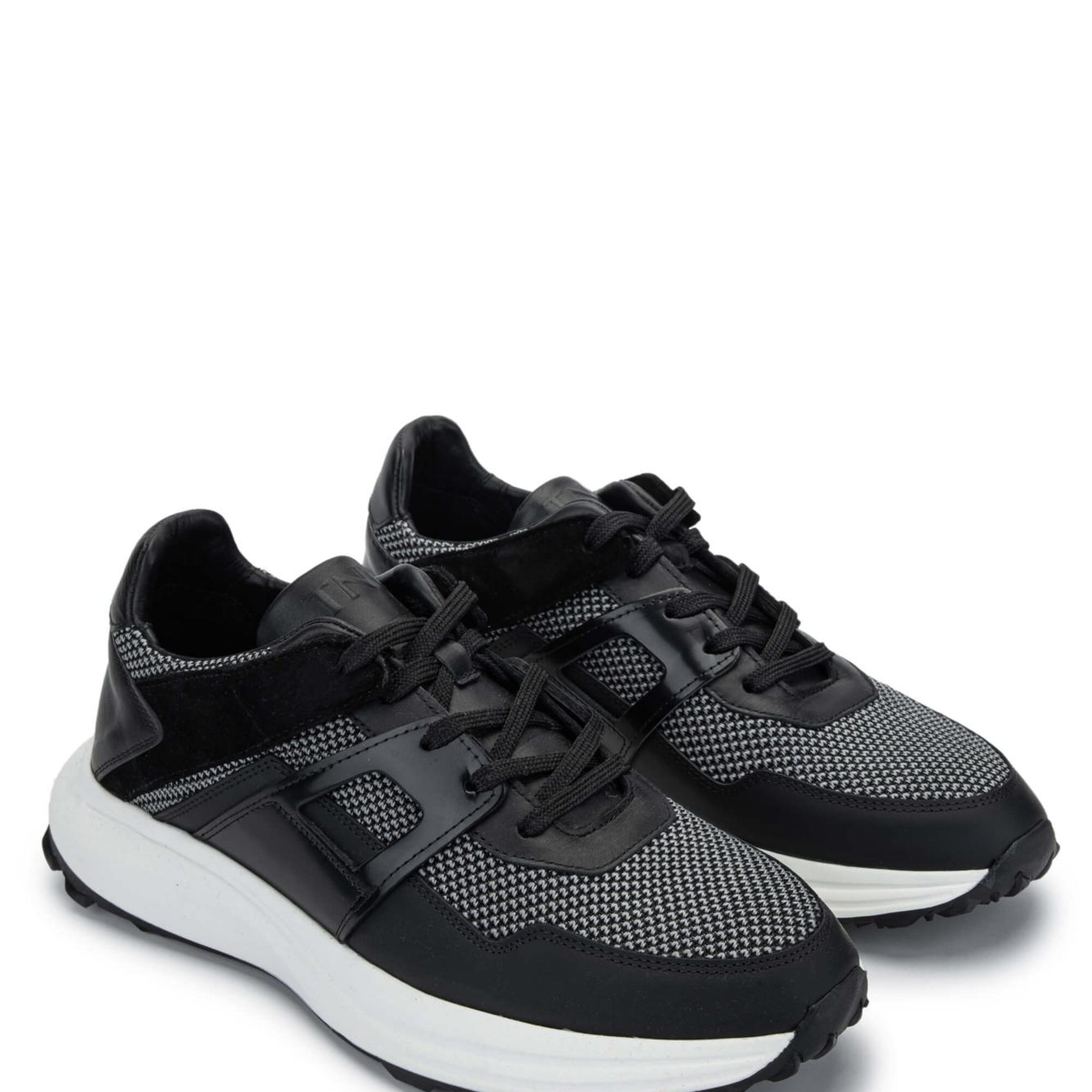 Tamer Tanca Erkek Hakiki Deri/Tekstil Siyah Sneakers & Spor Ayakkabı