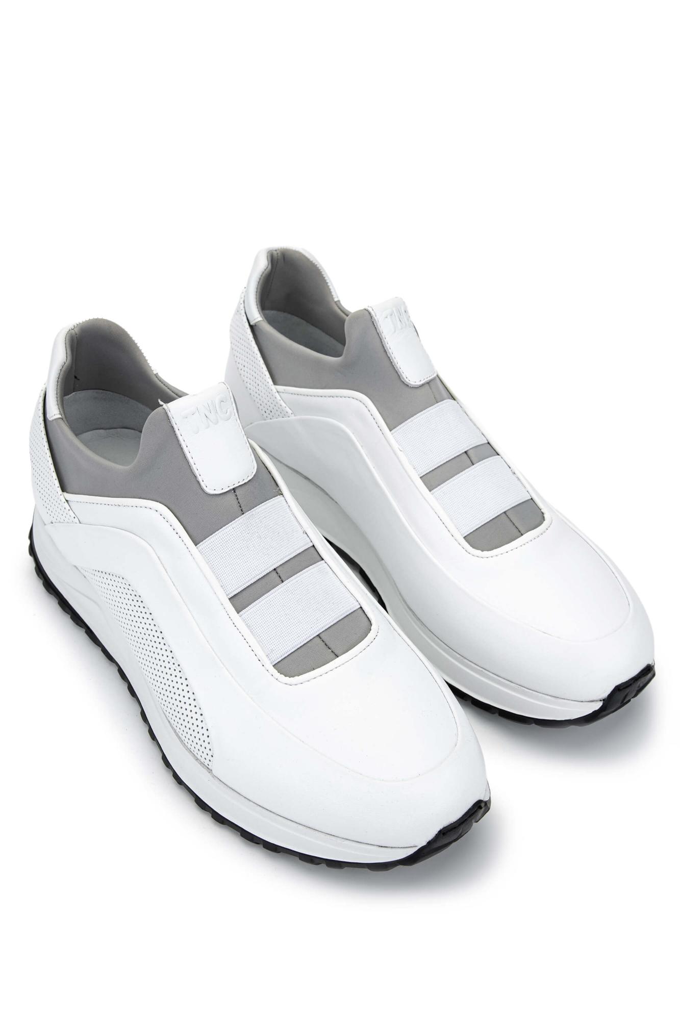 Tamer Tanca Erkek Hakiki Deri Beyaz Sneakers & Spor Ayakkabı