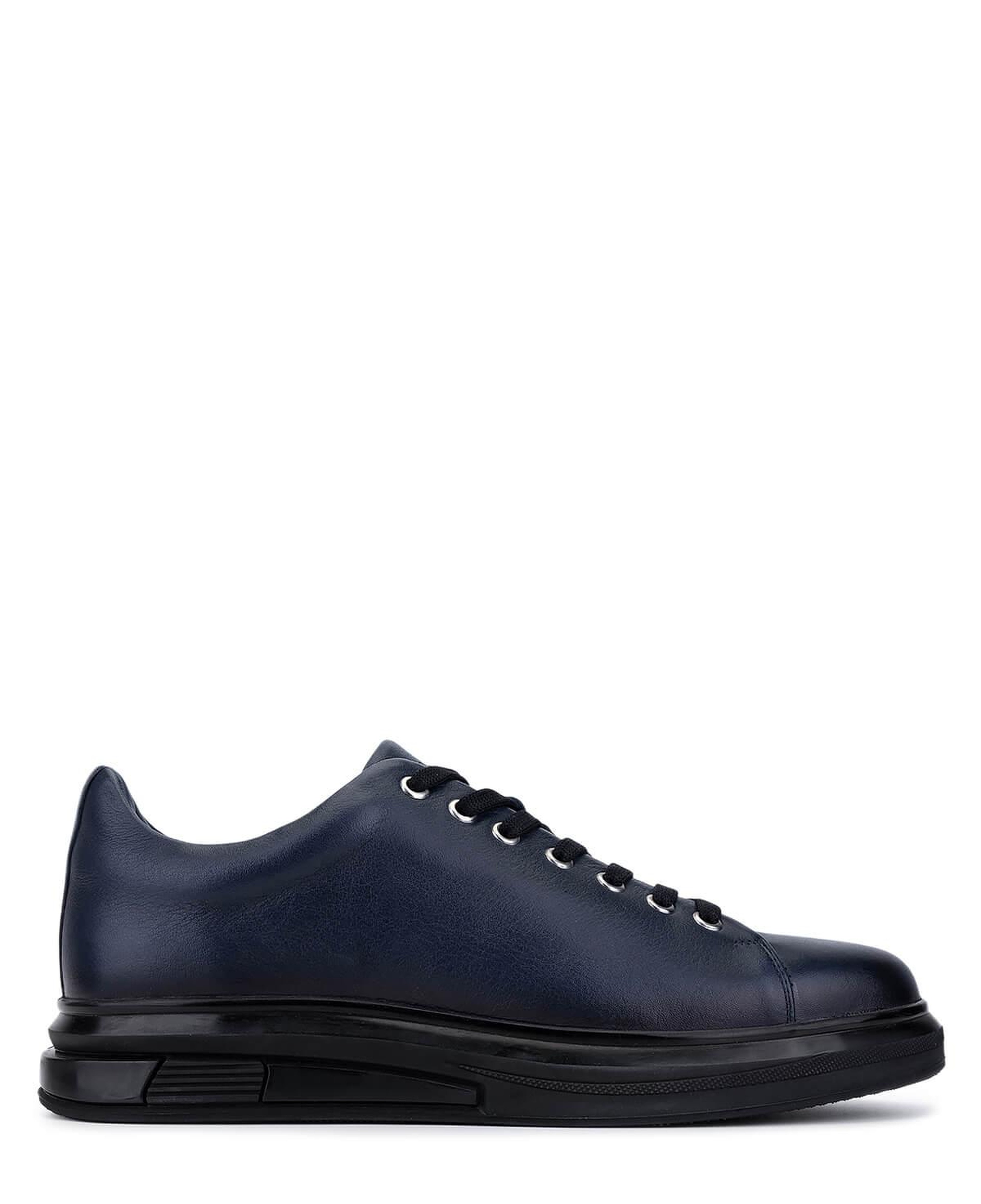 Tamer Tanca Erkek Hakiki Deri Lacivert Sneakers & Spor Ayakkabı