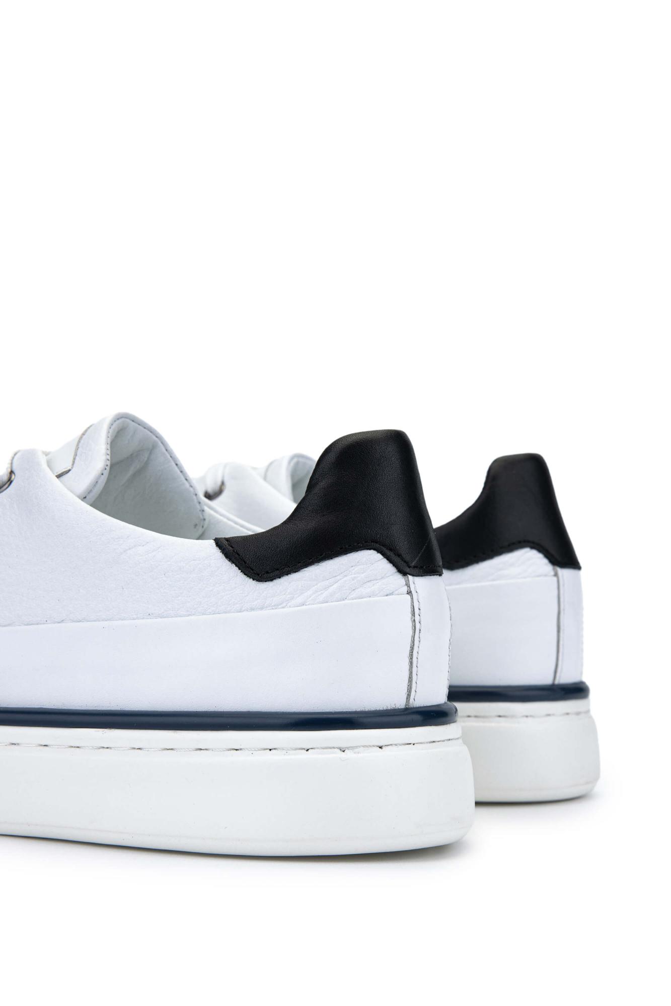 Tamer Tanca Erkek Hakiki Deri Beyaz Sneakers & Spor Ayakkabı