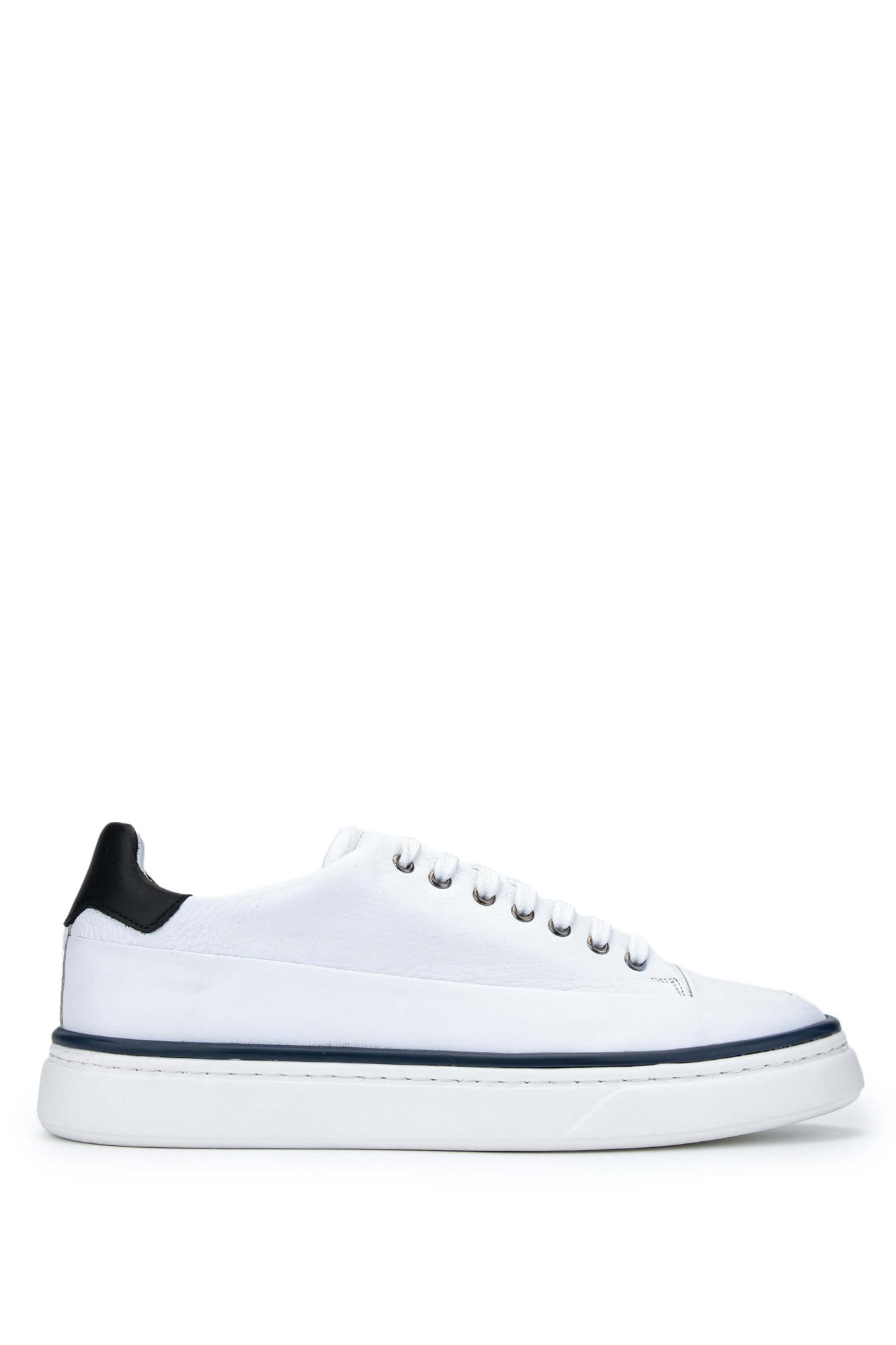 Tamer Tanca Erkek Hakiki Deri Beyaz Sneakers & Spor Ayakkabı