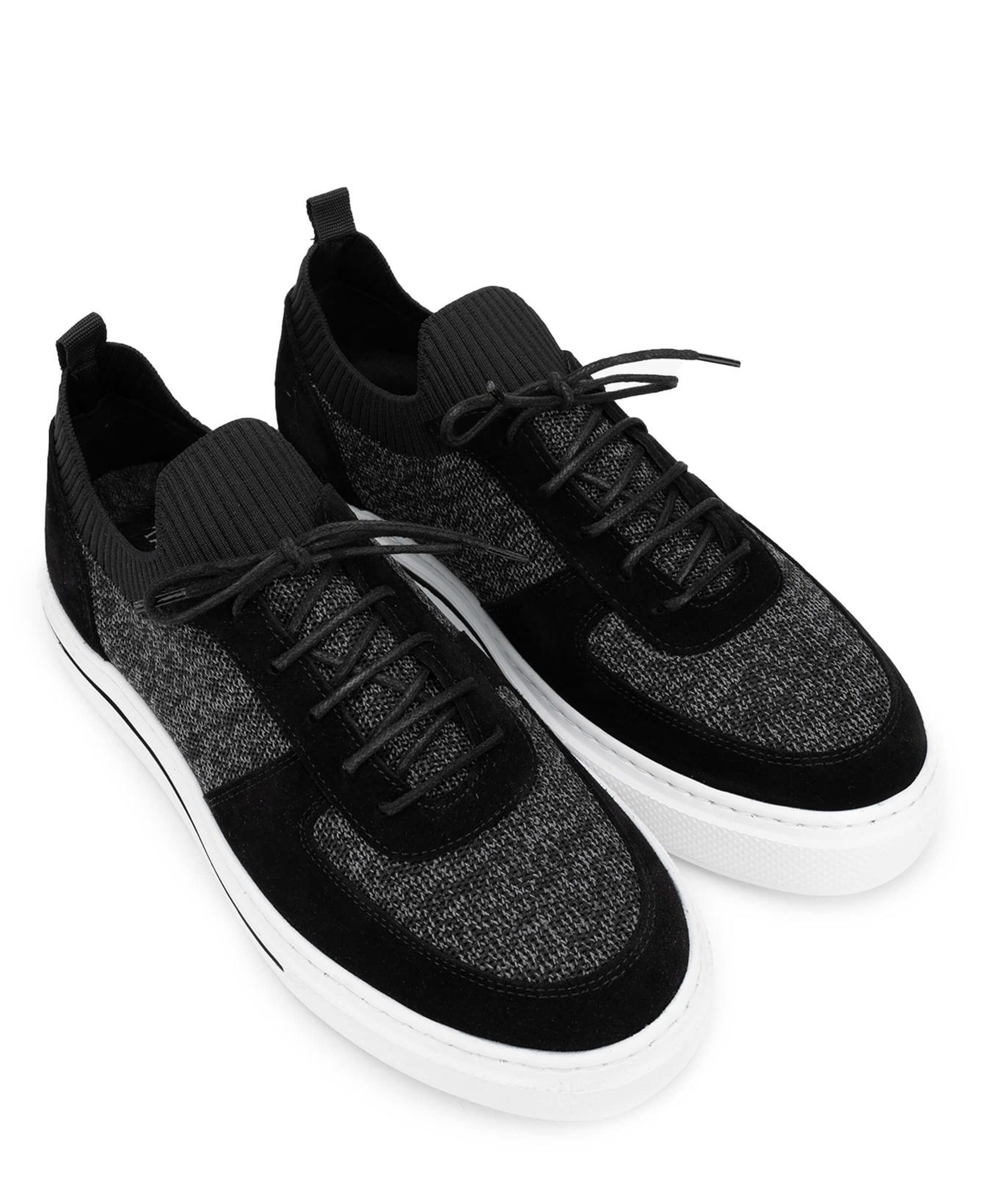 Tamer Tanca Erkek Deri & Tekstil Siyah Sneakers & Spor Ayakkabı