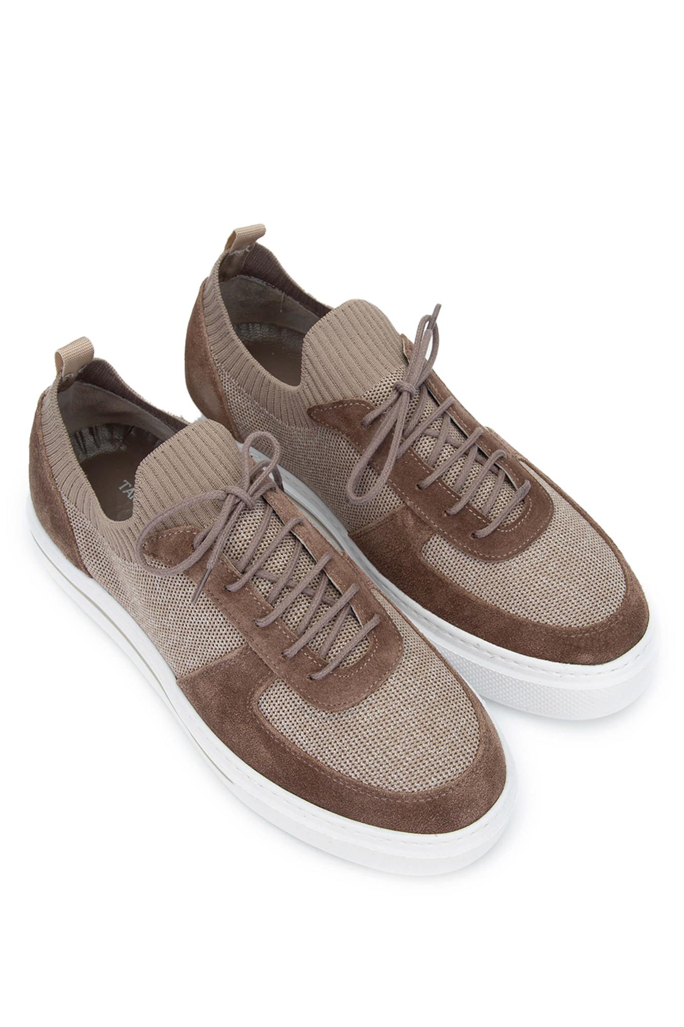 Tamer Tanca Erkek Deri & Tekstil Vizon Sneakers & Spor Ayakkabı