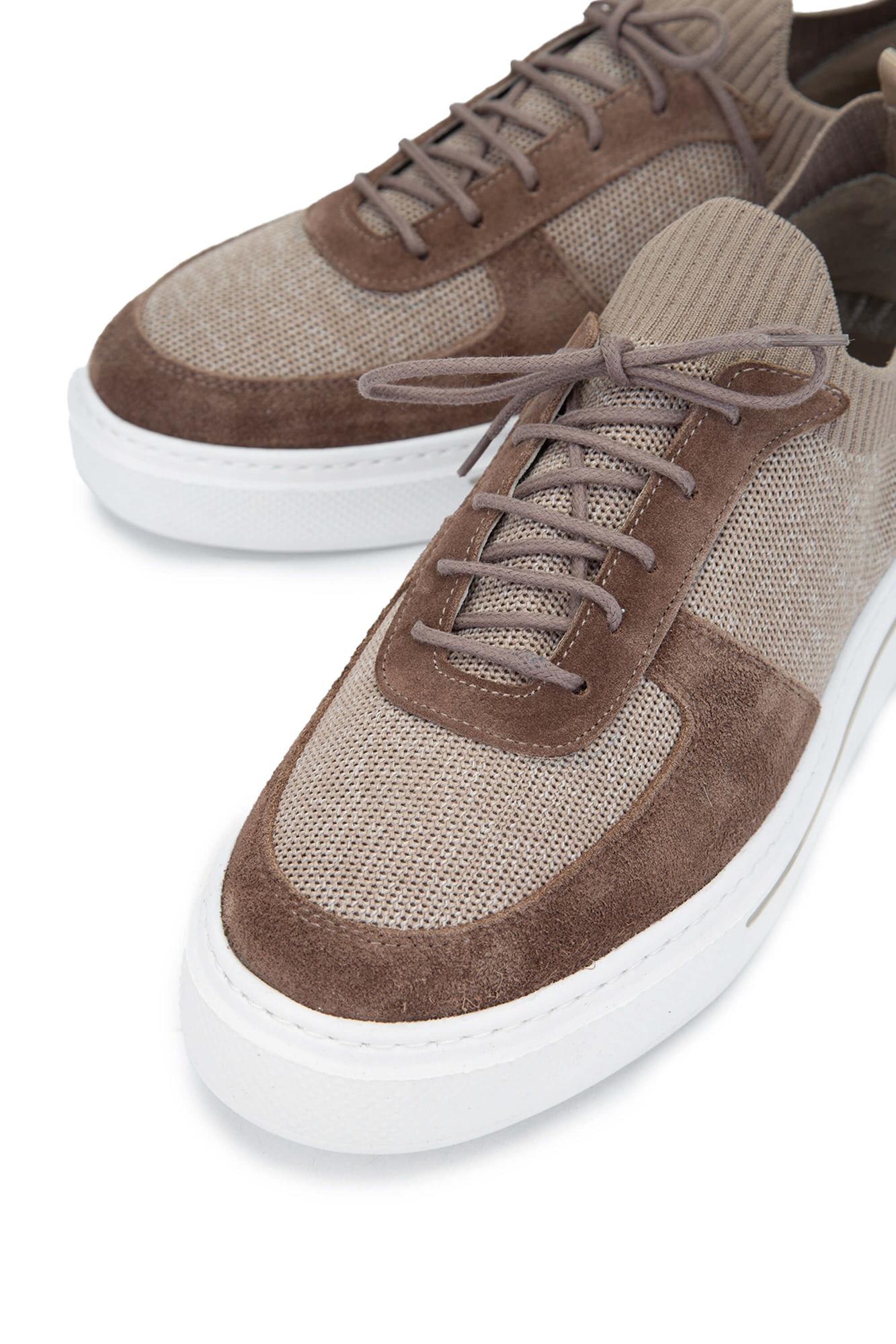 Tamer Tanca Erkek Deri & Tekstil Vizon Sneakers & Spor Ayakkabı