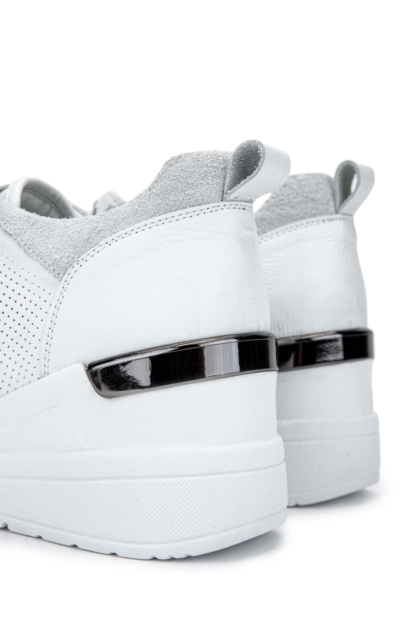 Tamer Tanca Kadın Hakiki Deri Beyaz Sneakers & Spor Ayakkabı