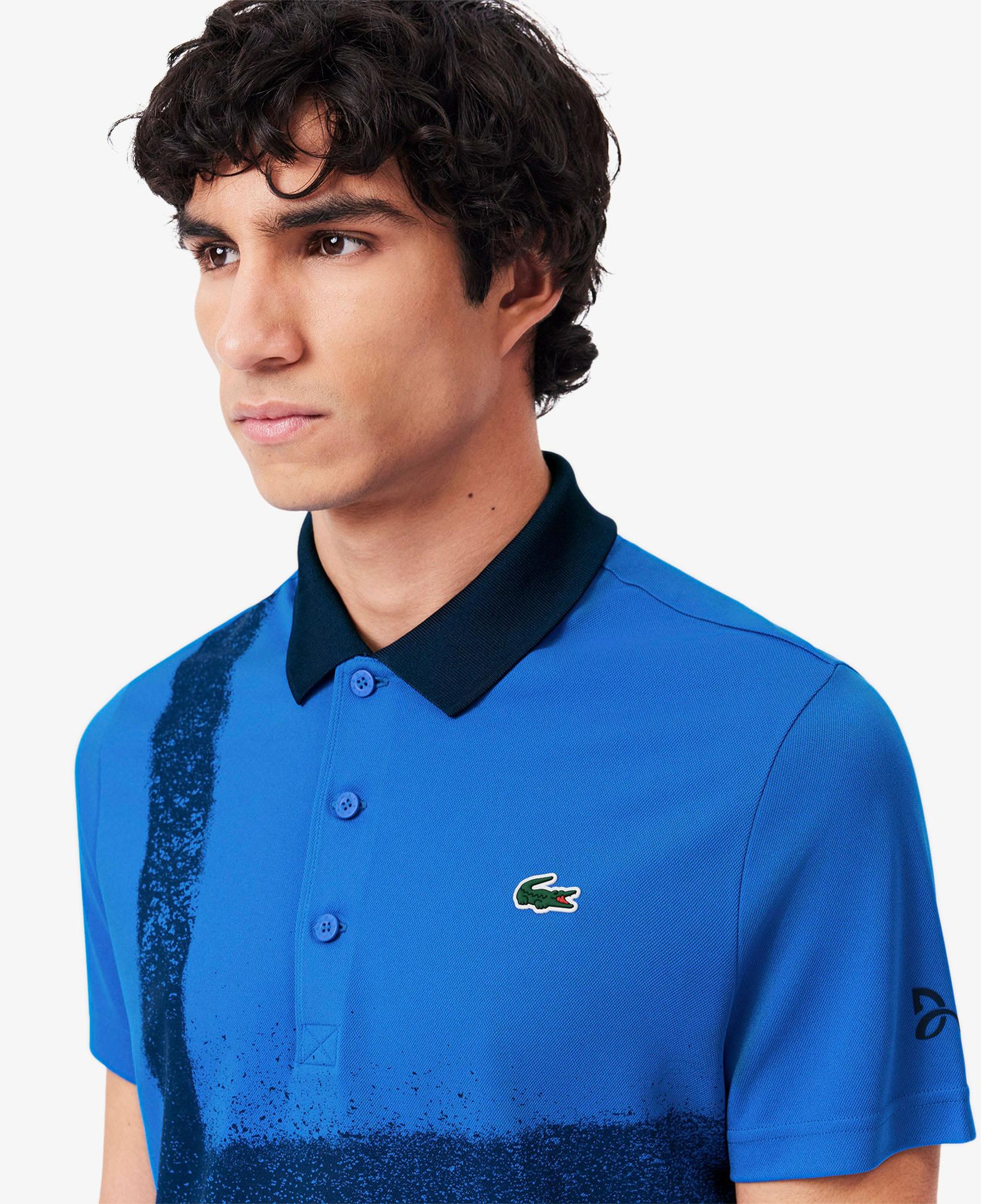 Lacoste Sport X Novak Djokovic Erkek Regular Fit Baskılı Lacivert Polo