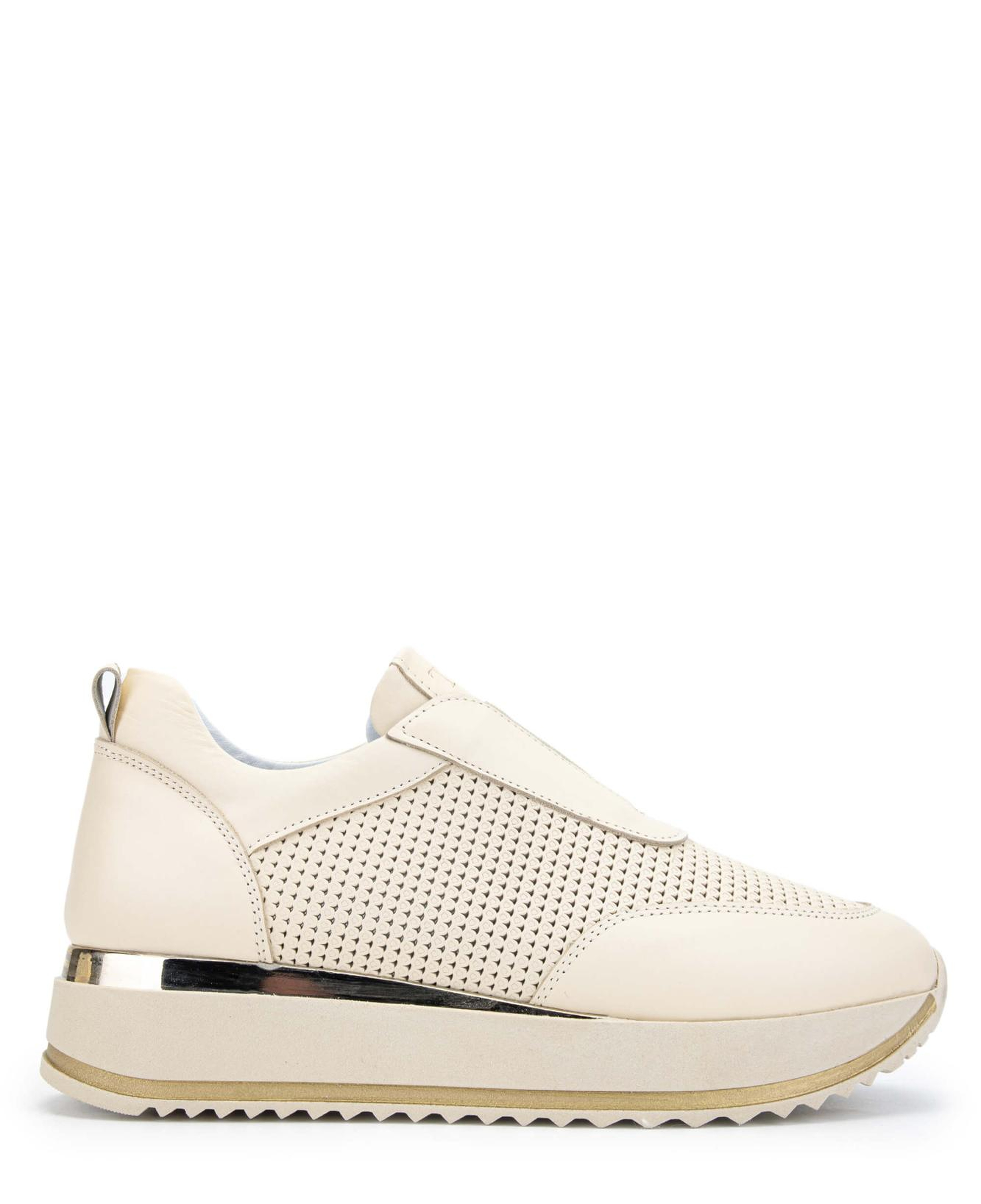 Tamer Tanca Kadın Hakiki Deri Bej Sneakers & Spor Ayakkabı