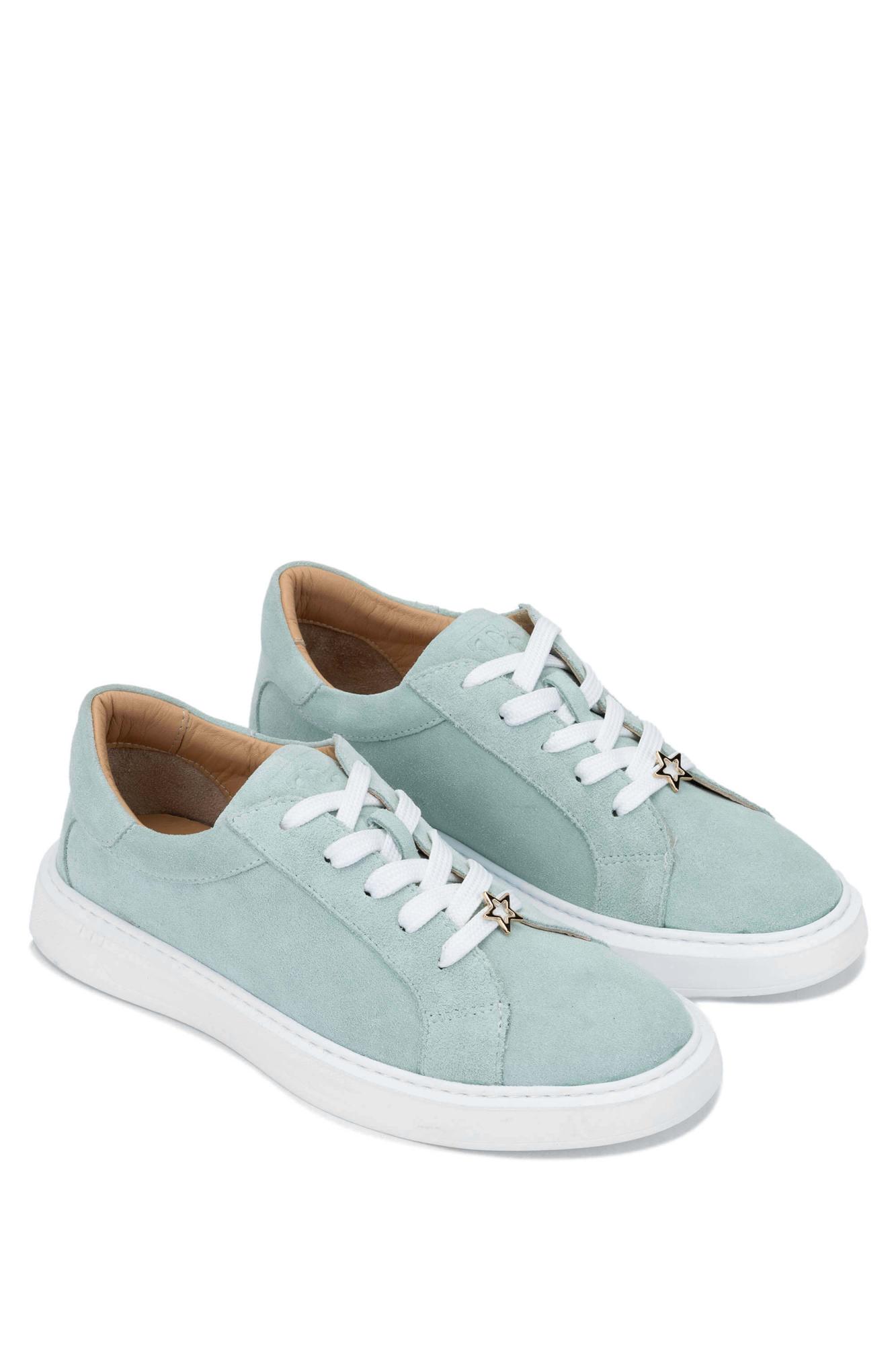 Tamer Tanca Kadın Hakiki Deri Mint Yeşil Sneakers & Spor Ayakkabı