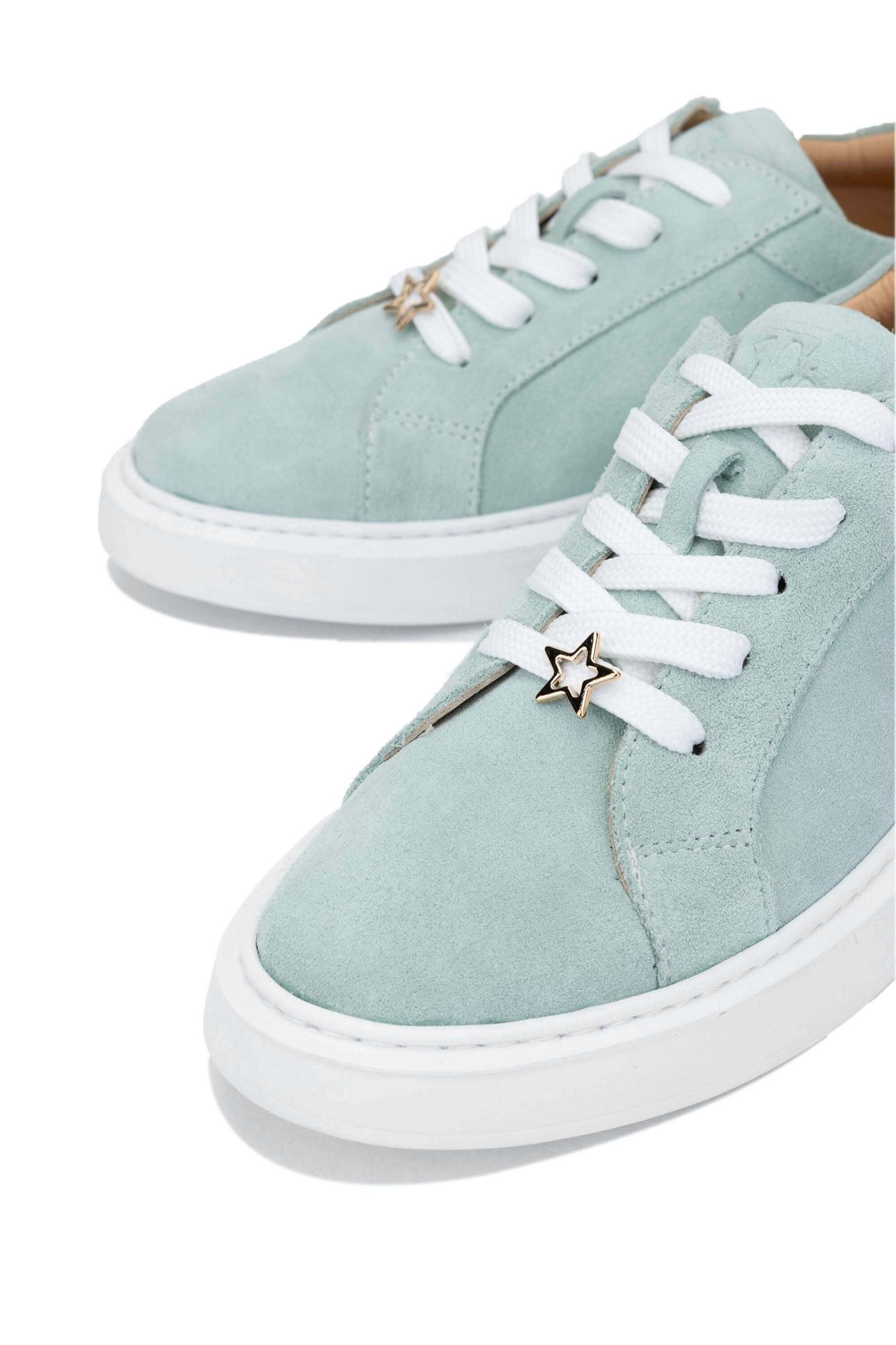 Tamer Tanca Kadın Hakiki Deri Mint Yeşil Sneakers & Spor Ayakkabı