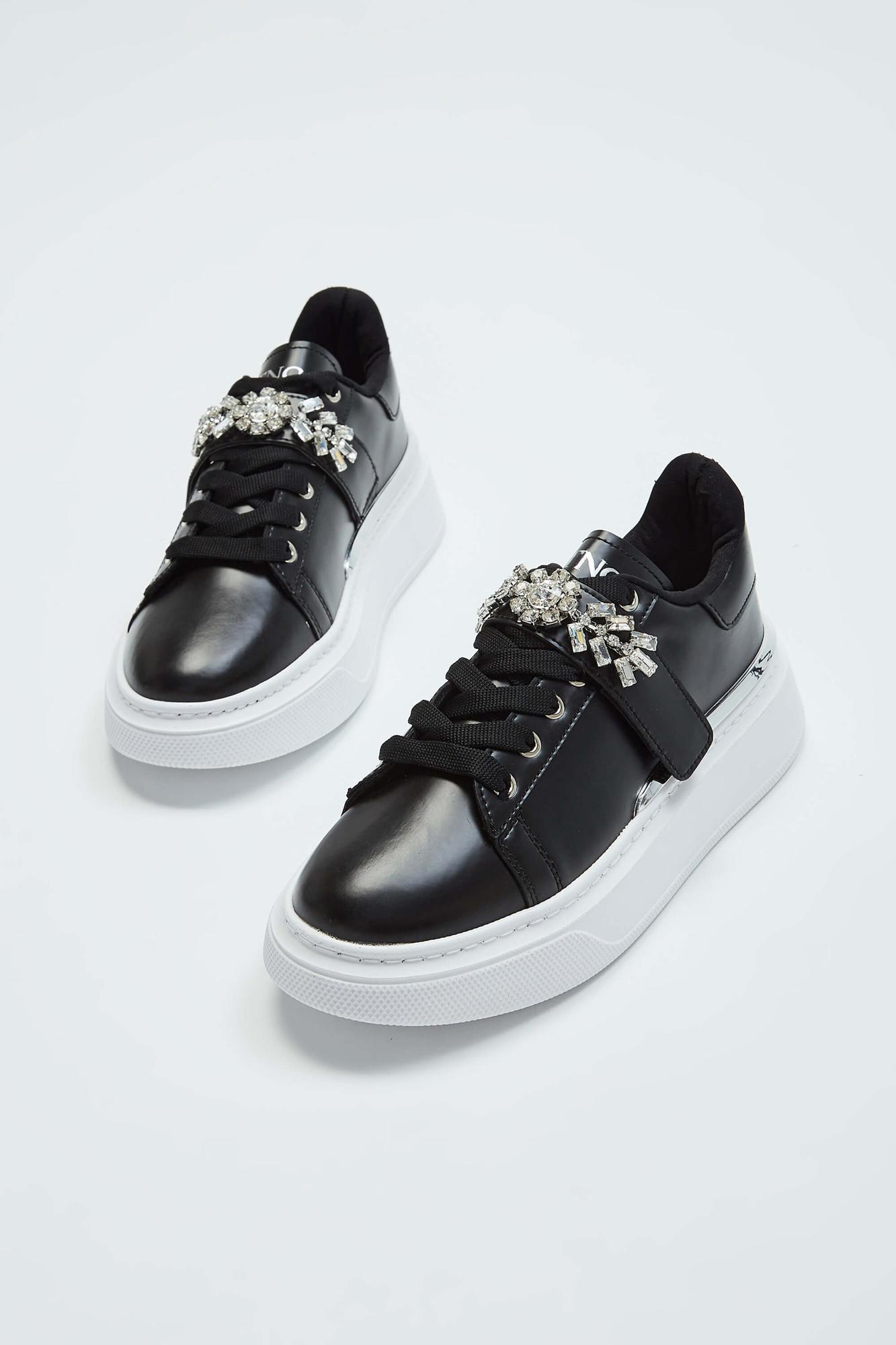 Tamer Tanca Kadın Vegan Siyah Sneakers & Spor Ayakkabı