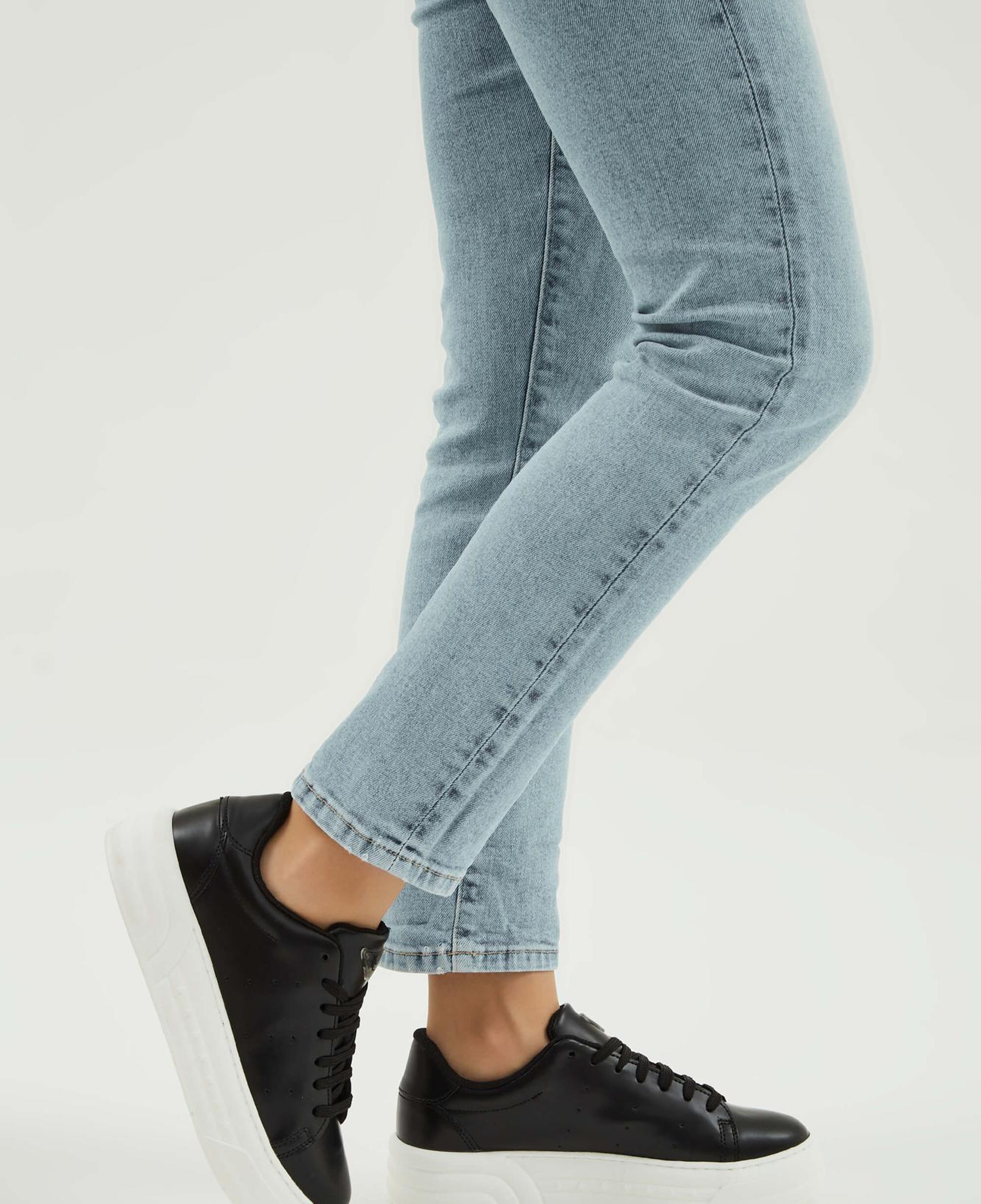 Tamer Tanca Kadın Vegan Siyah Sneakers & Spor Ayakkabı