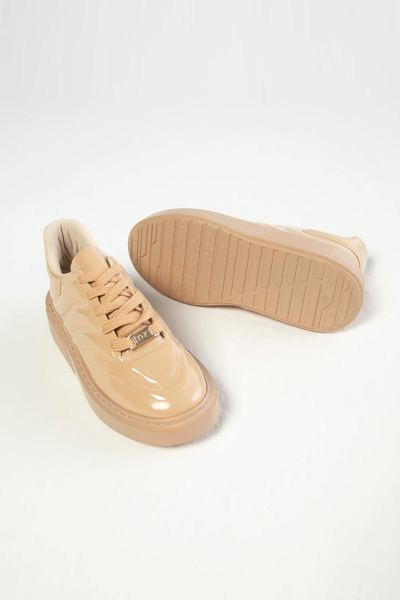 Tamer Tanca Kadın Vegan Bej Sneakers & Spor Ayakkabı