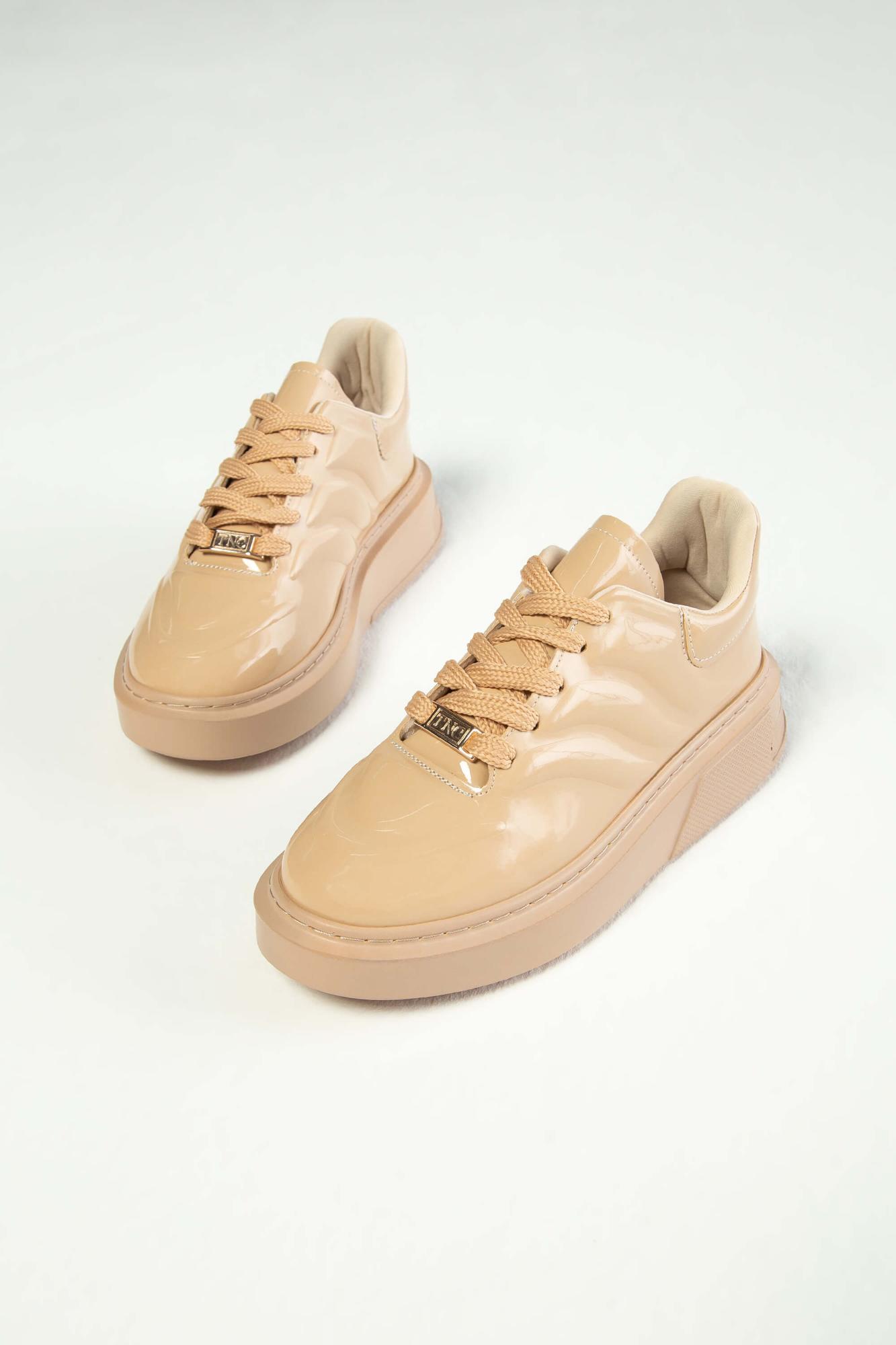 Tamer Tanca Kadın Vegan Bej Sneakers & Spor Ayakkabı