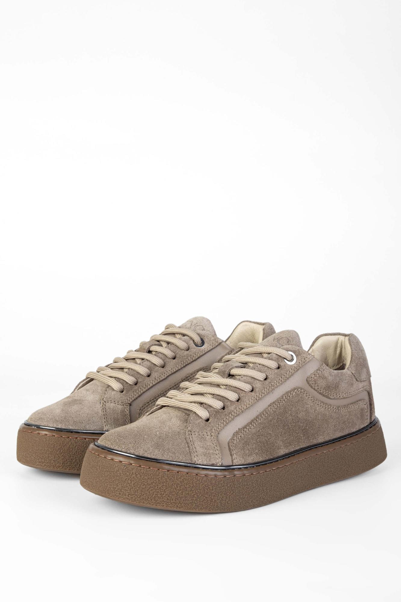 Tamer Tanca Kadın Hakiki Deri Vizon Sneakers & Spor Ayakkabı