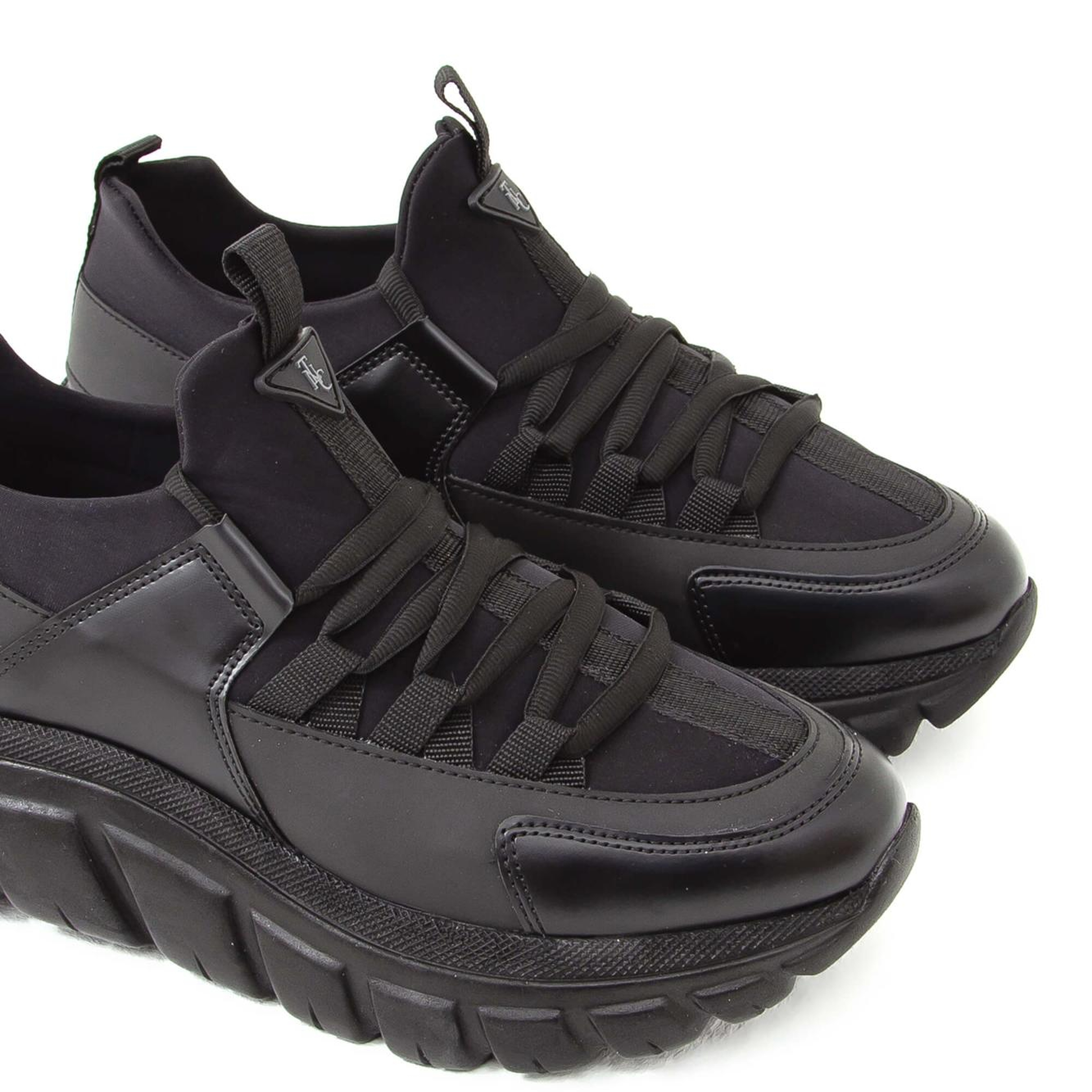 Tamer Tanca Kadın Vegan Siyah/Siyah Sneakers & Spor Ayakkabı