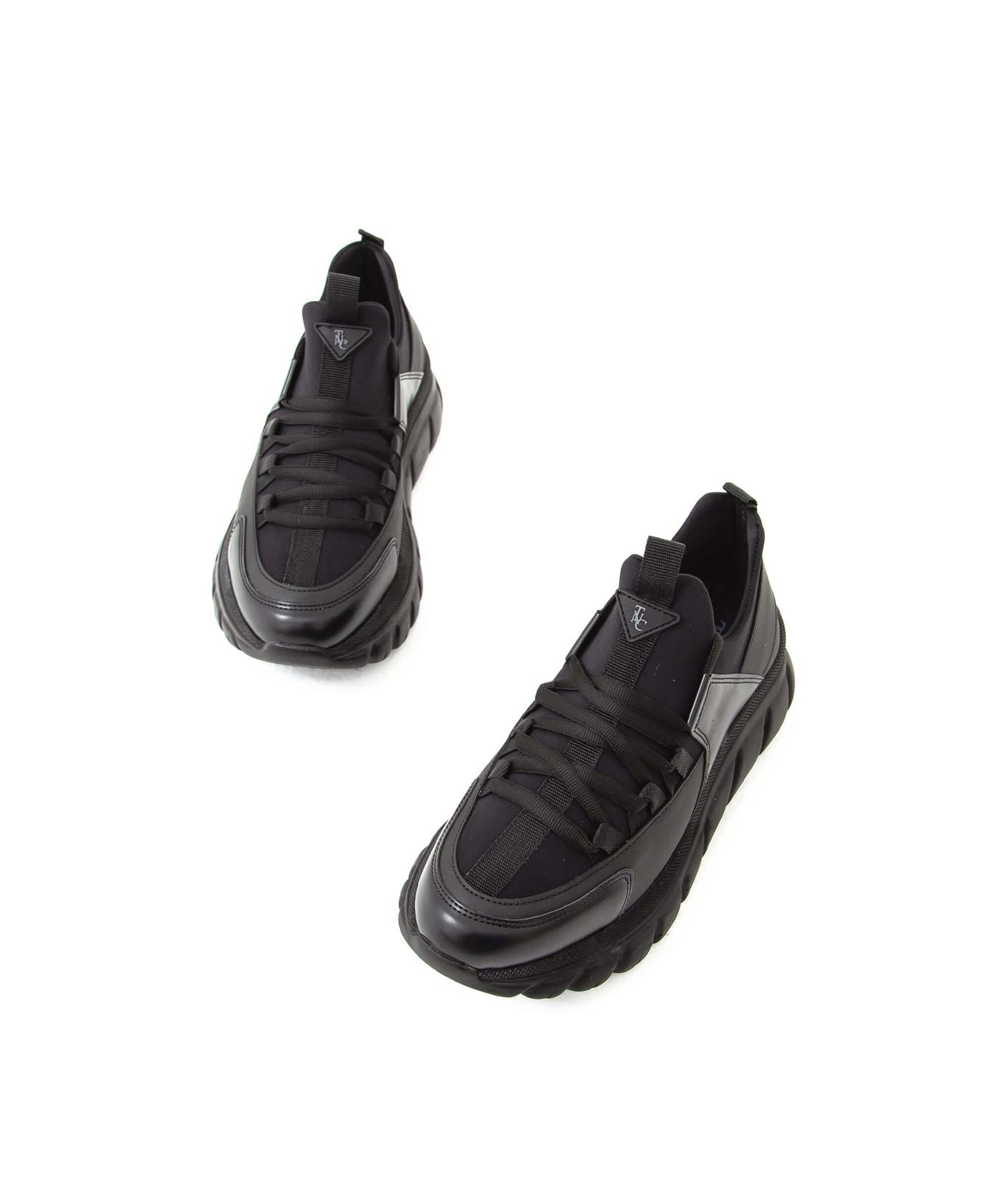 Tamer Tanca Kadın Vegan Siyah/Siyah Sneakers & Spor Ayakkabı