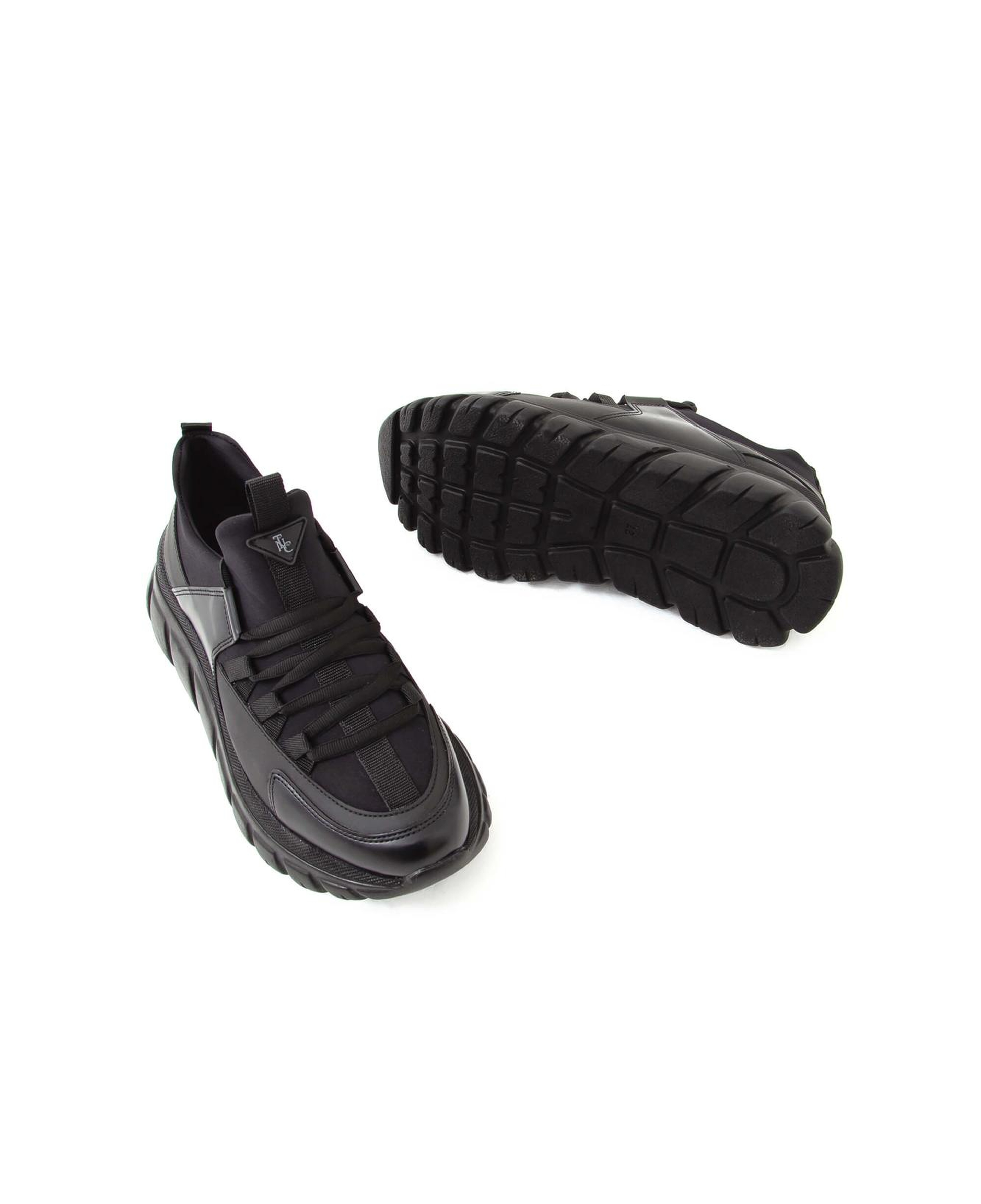 Tamer Tanca Kadın Vegan Siyah/Siyah Sneakers & Spor Ayakkabı