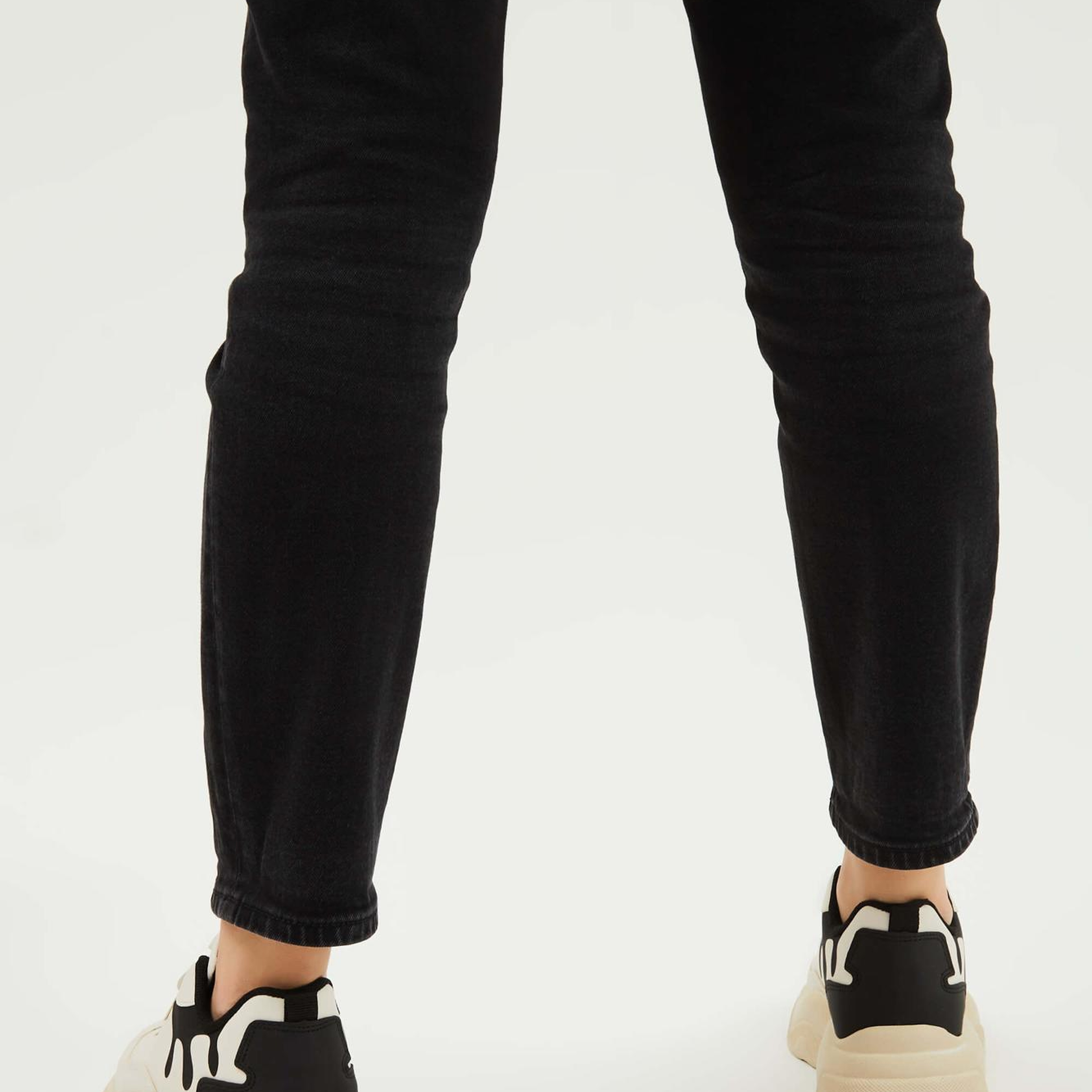 Tamer Tanca Kadın Vegan Bej/Siyah Sneakers & Spor Ayakkabı