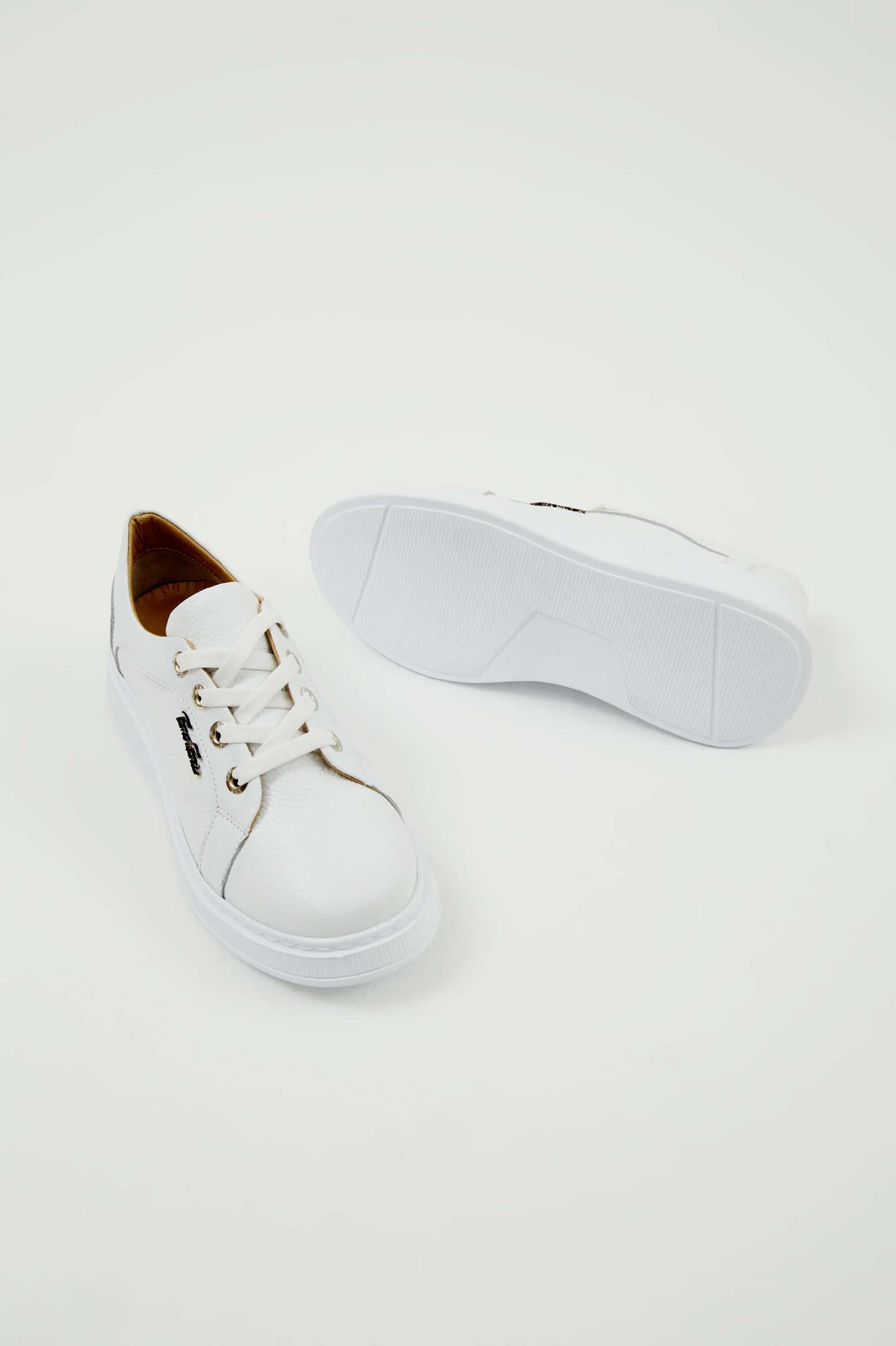 Tamer Tanca Kadın Hakiki Deri Beyaz Sneakers & Spor Ayakkabı