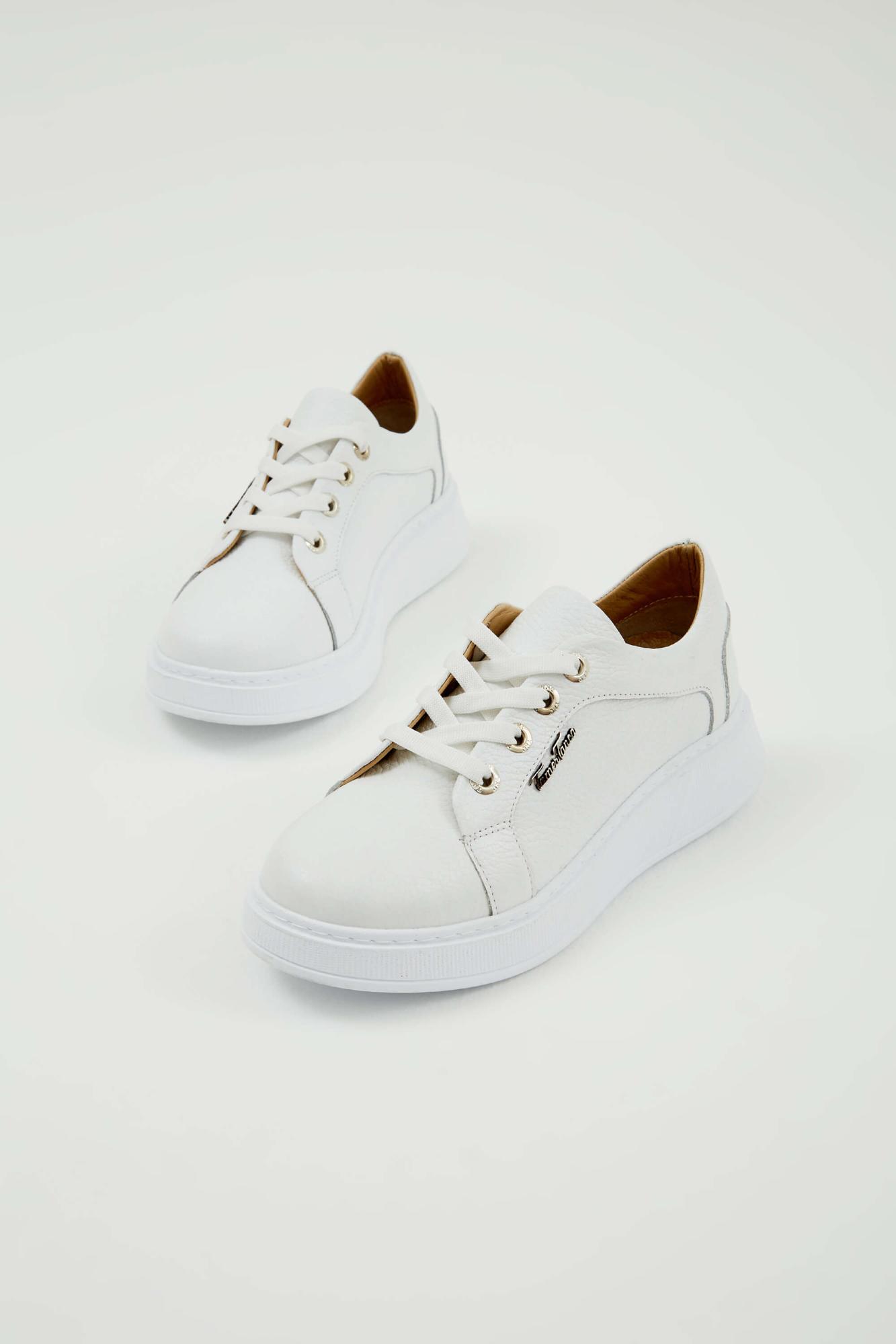 Tamer Tanca Kadın Hakiki Deri Beyaz Sneakers & Spor Ayakkabı