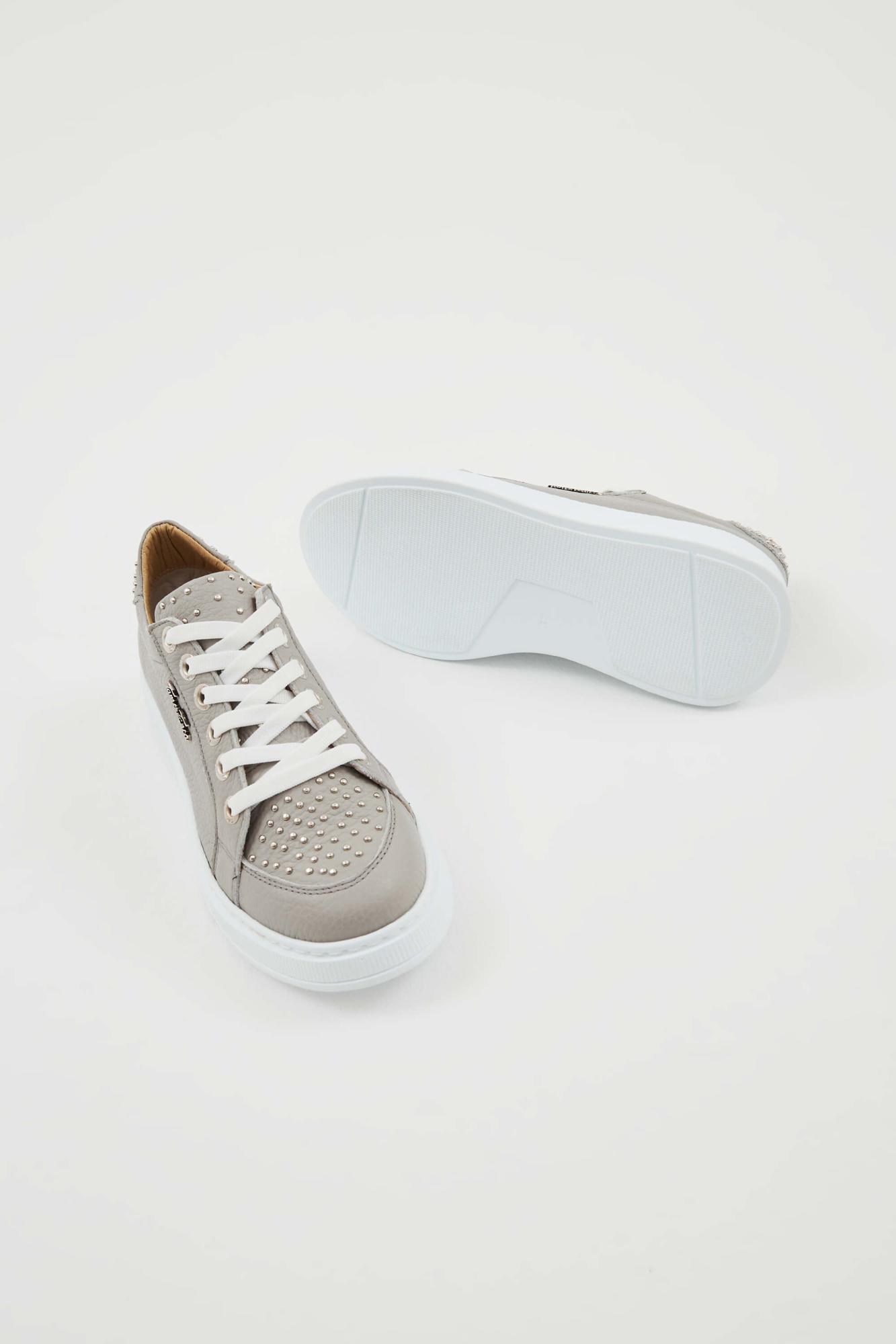 Tamer Tanca Kadın Hakiki Deri Gri Sneakers & Spor Ayakkabı