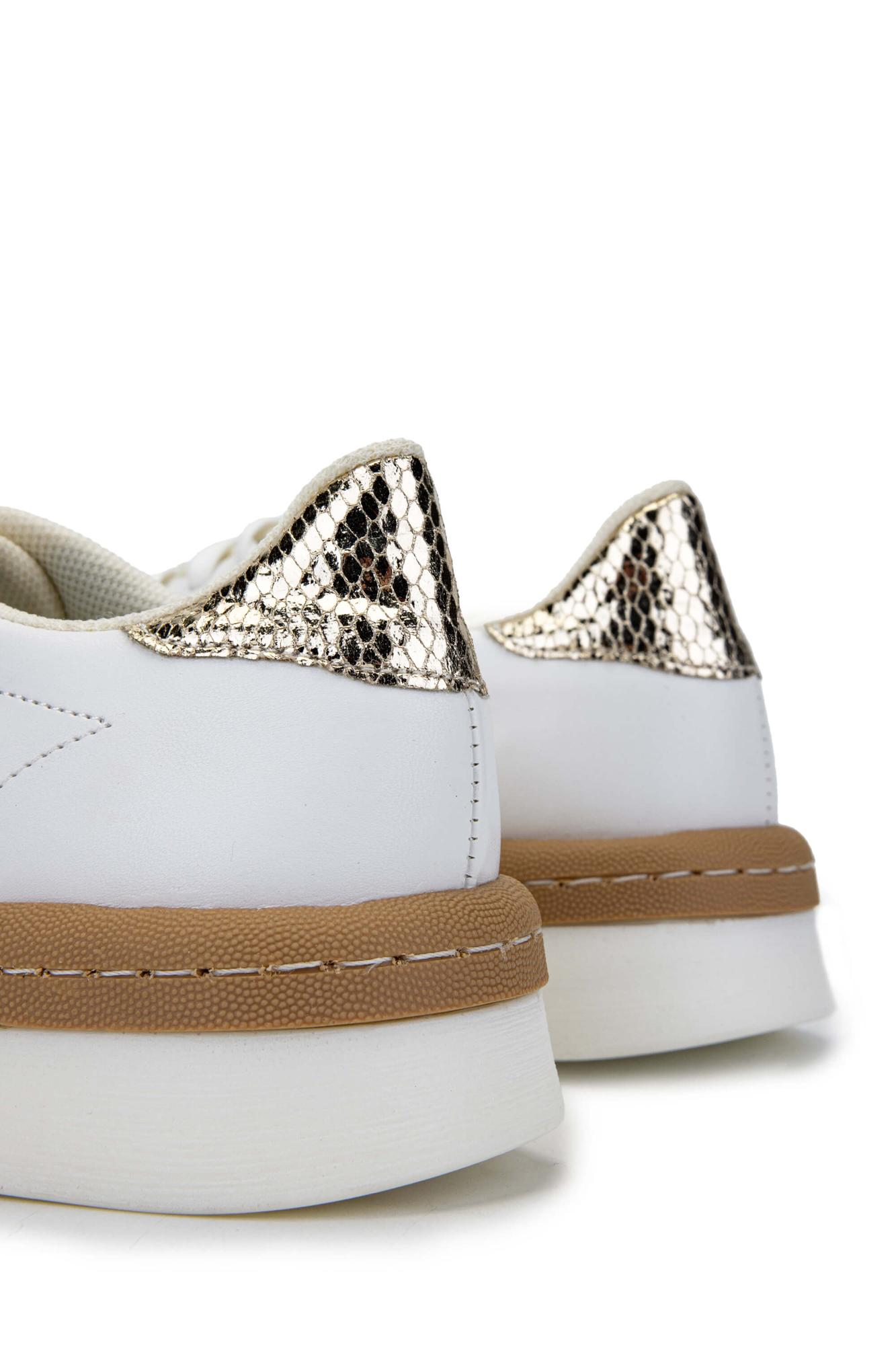 Tamer Tanca Kadın Hakiki Deri Beyaz Sneakers & Spor Ayakkabı