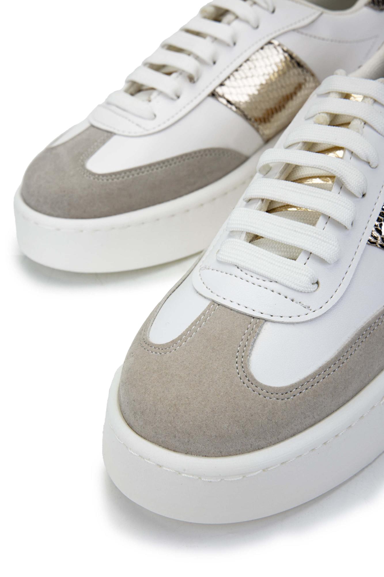 Tamer Tanca Kadın Hakiki Deri Beyaz Sneakers & Spor Ayakkabı