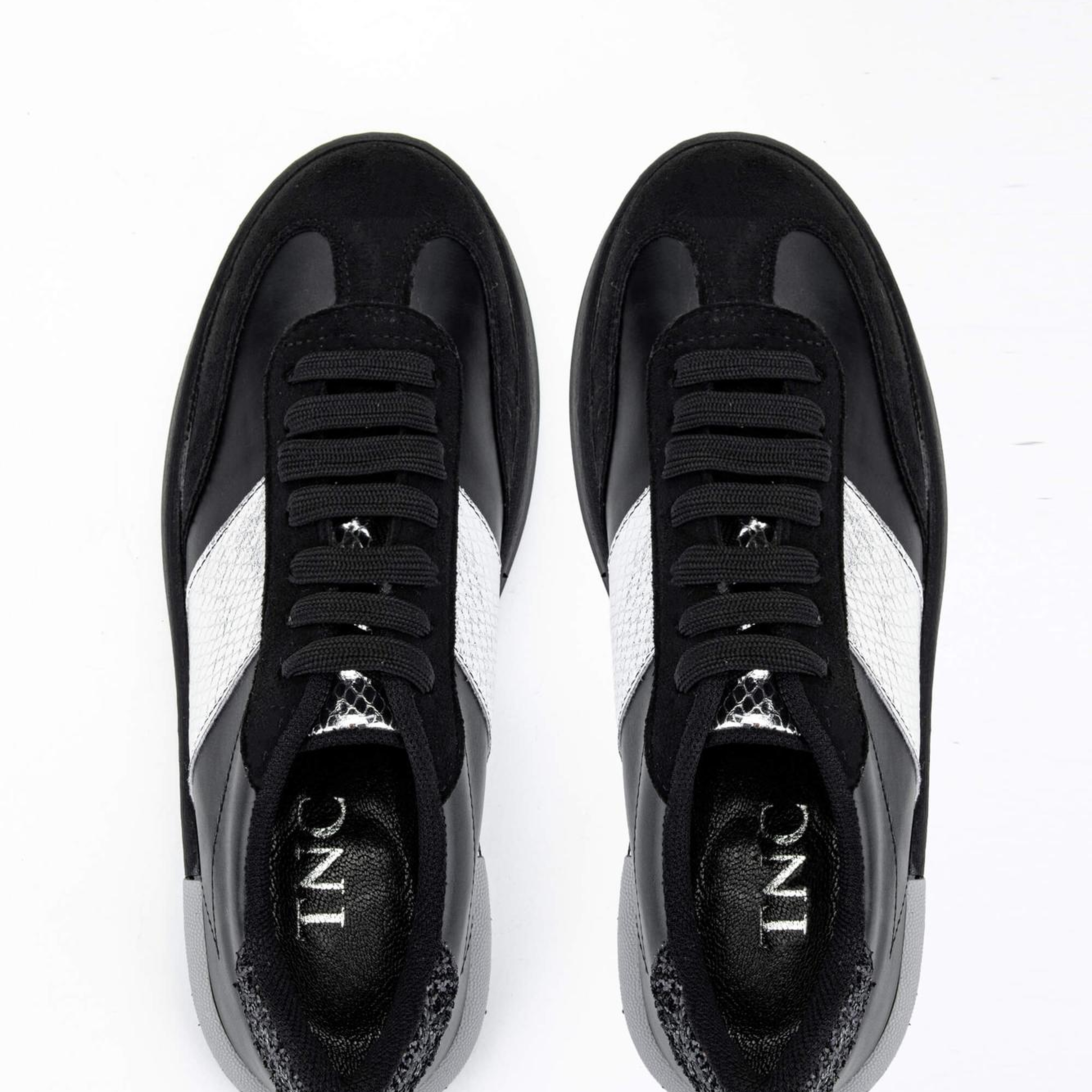 Tamer Tanca Kadın Hakiki Deri Siyah Sneakers & Spor Ayakkabı