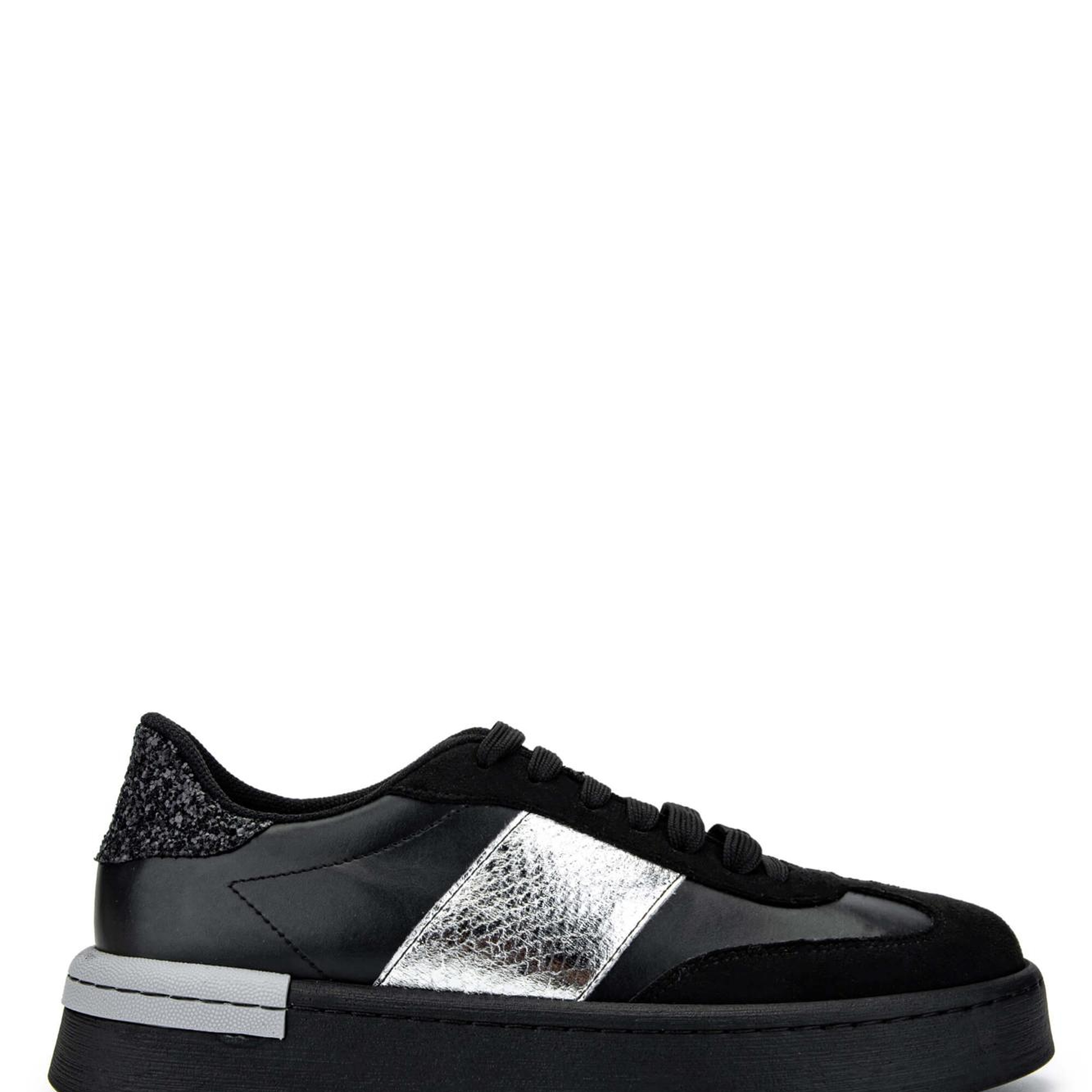Tamer Tanca Kadın Hakiki Deri Siyah Sneakers & Spor Ayakkabı